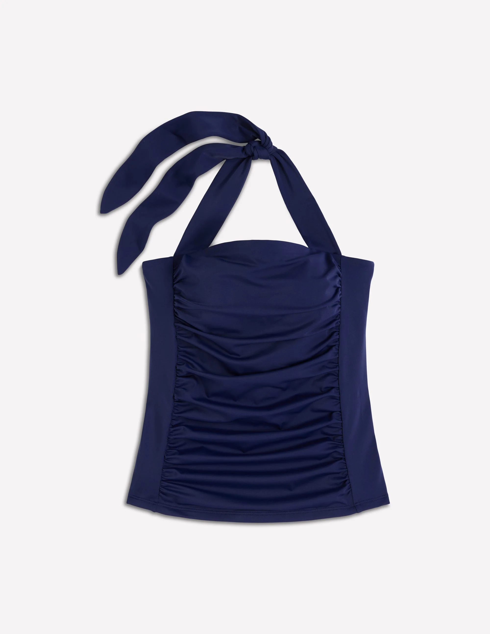 Kythira Ruched Tankini Top-Navy - Image 5