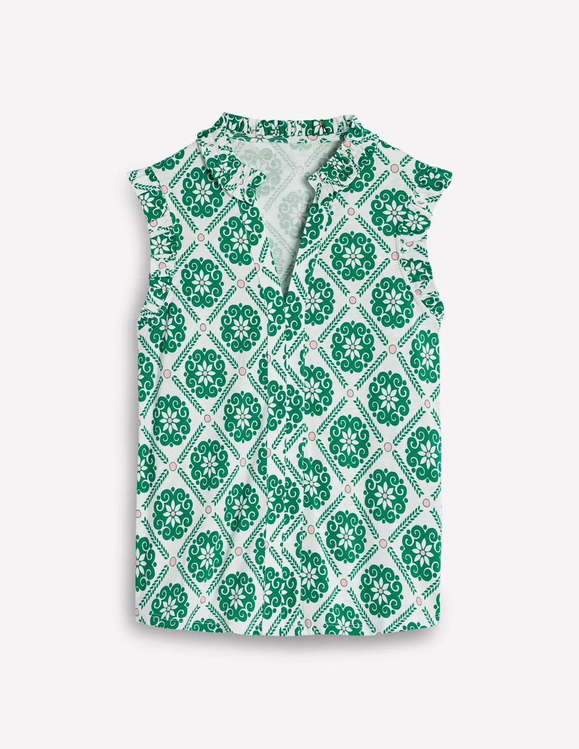 Lola Sleeveless Top-Baroque Tile - Image 7