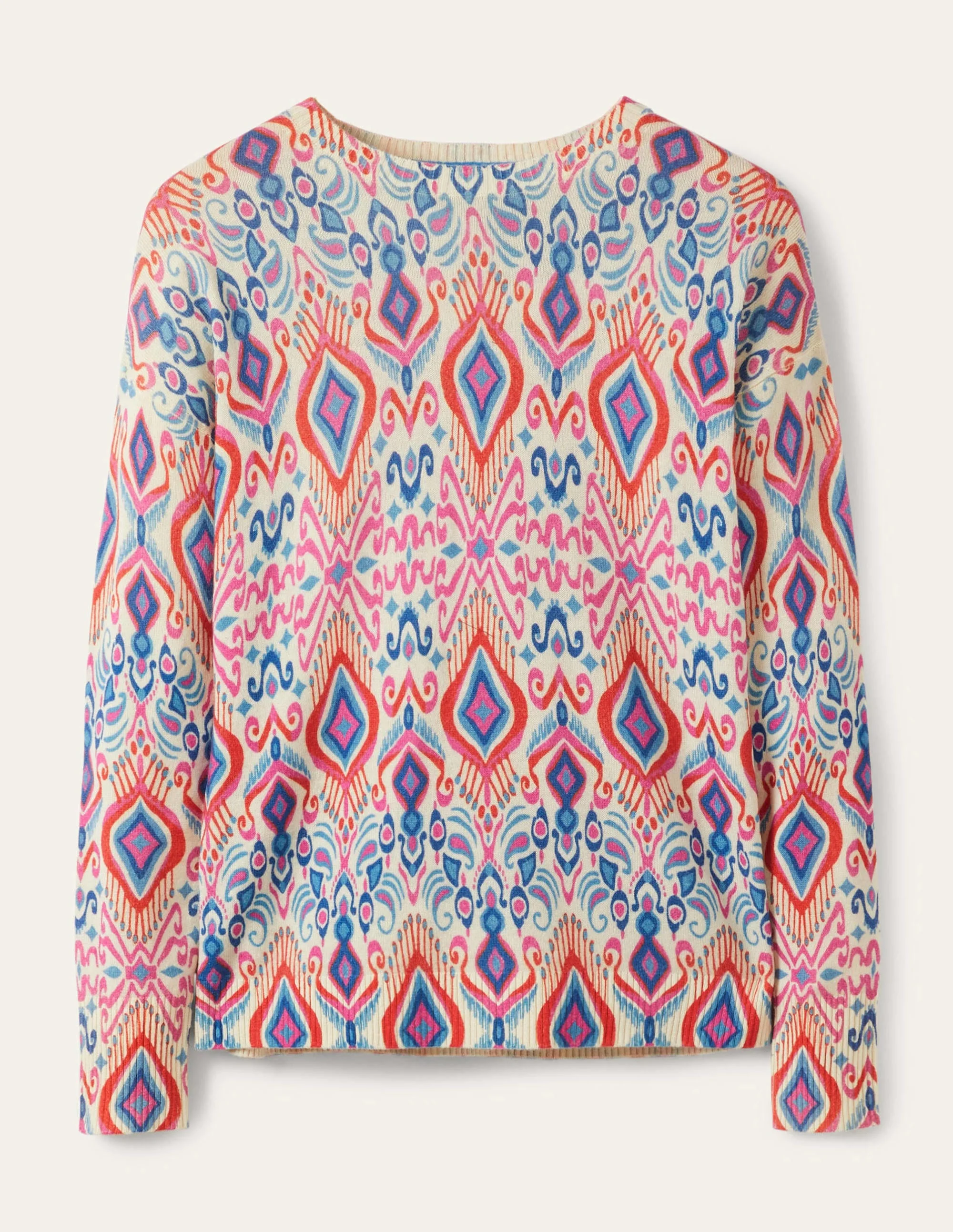 Margot Cashmere Jumper-Ikat Paradise - Image 5