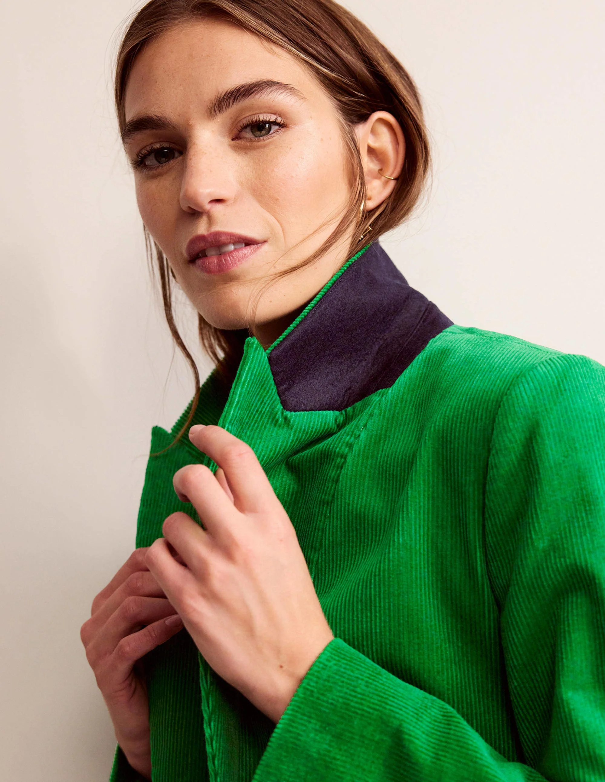 Marylebone Cord Blazer-Highland Green - Image 4
