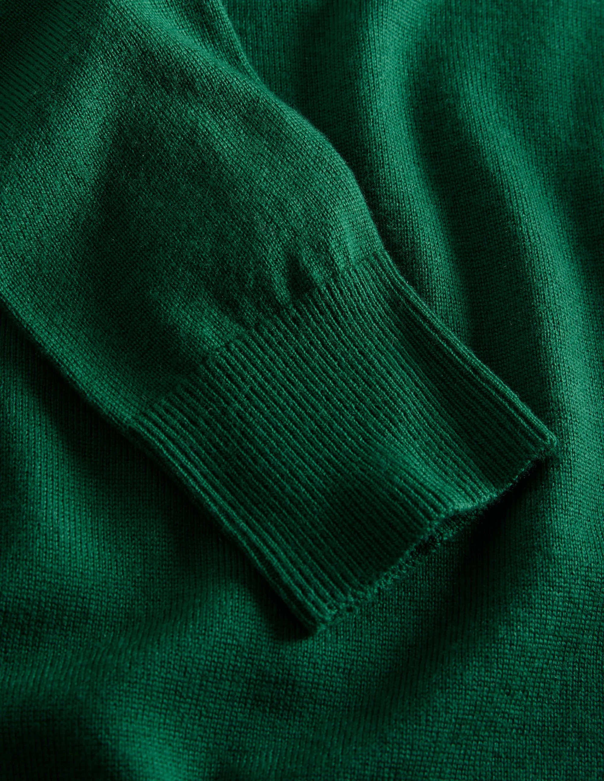 Merino Roll Neck-Trekking Green - Image 8
