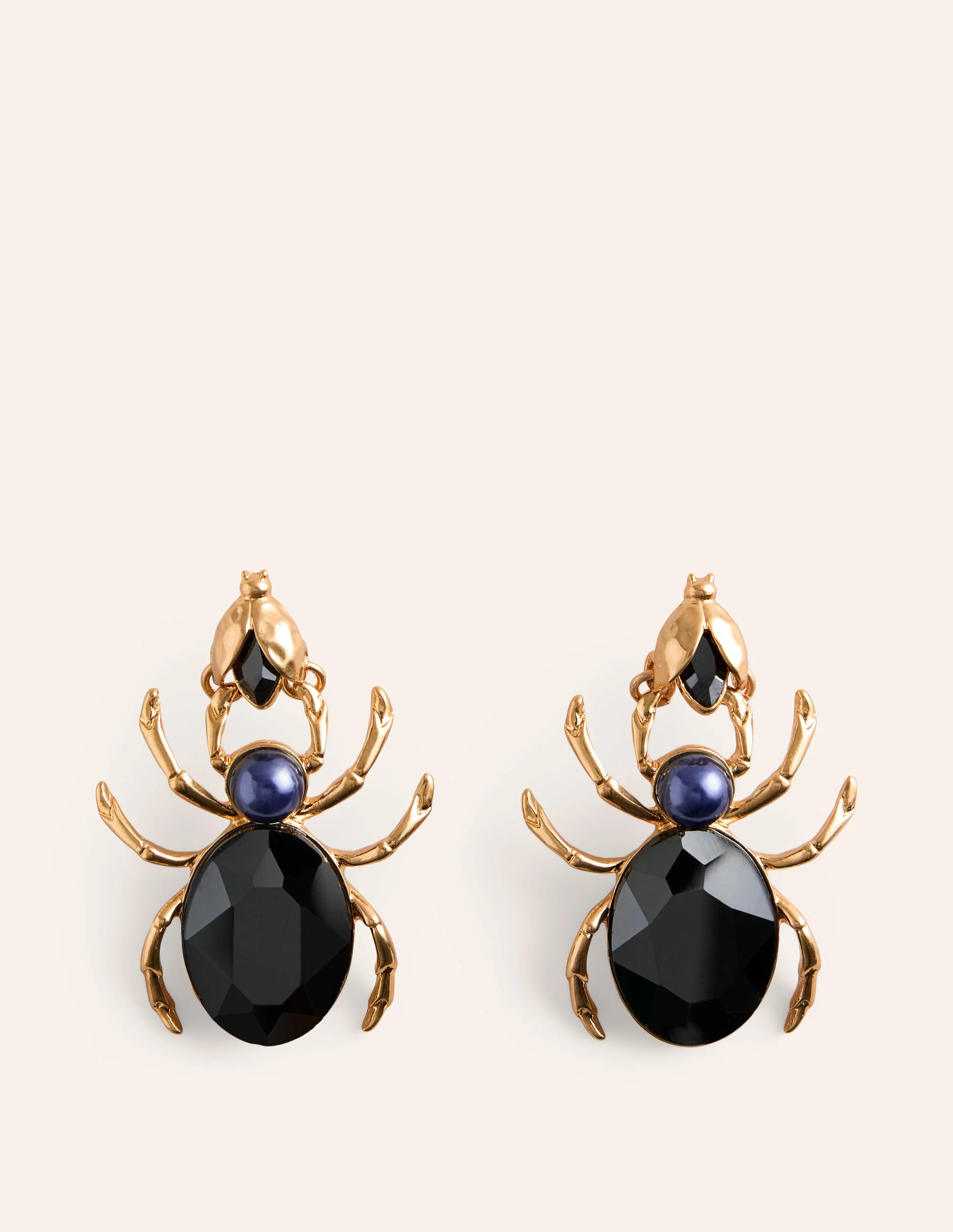 Metal Novelty Earrings-Spider - Image 2