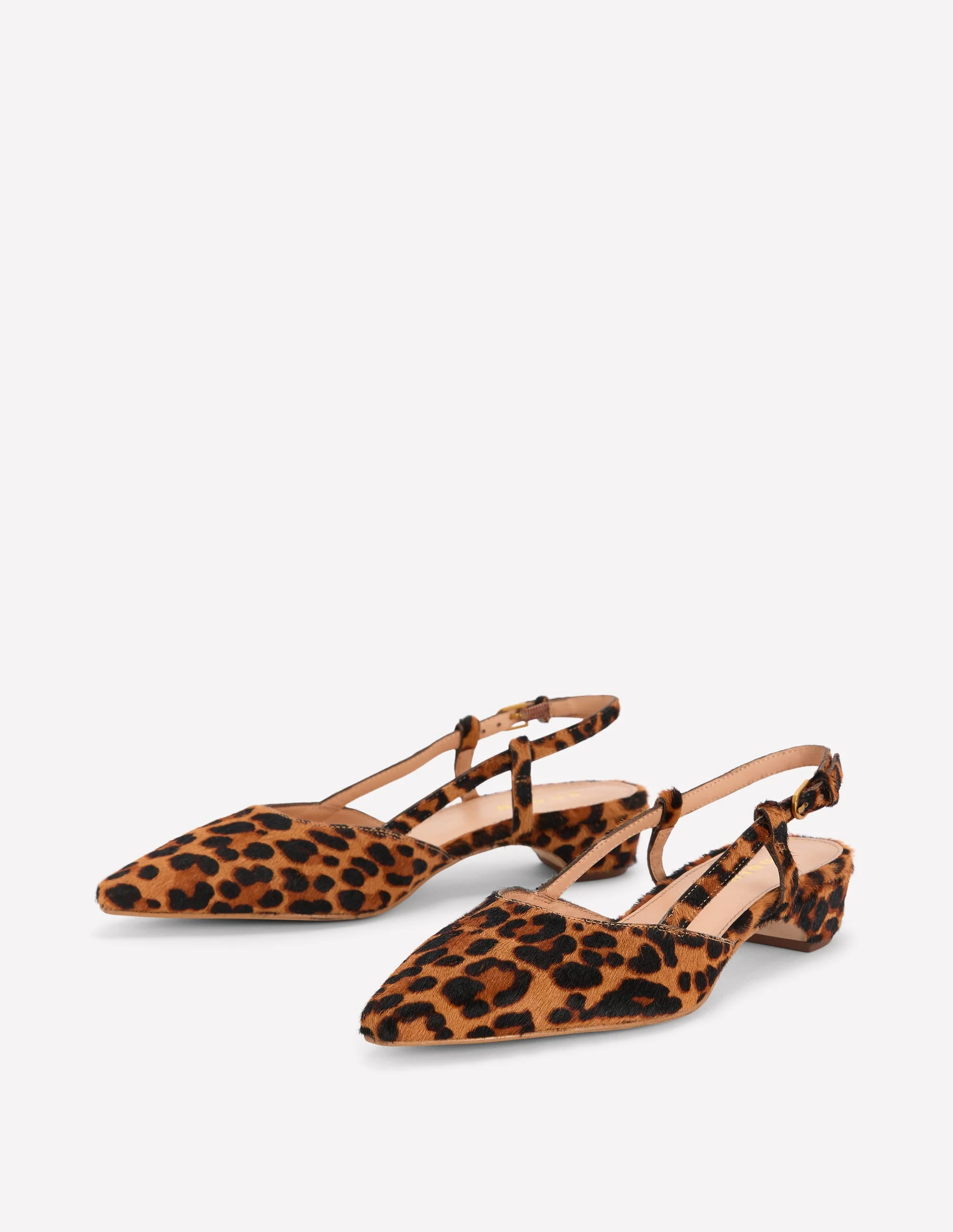 Mini Block Sling Backs-Classic Leopard - Image 4