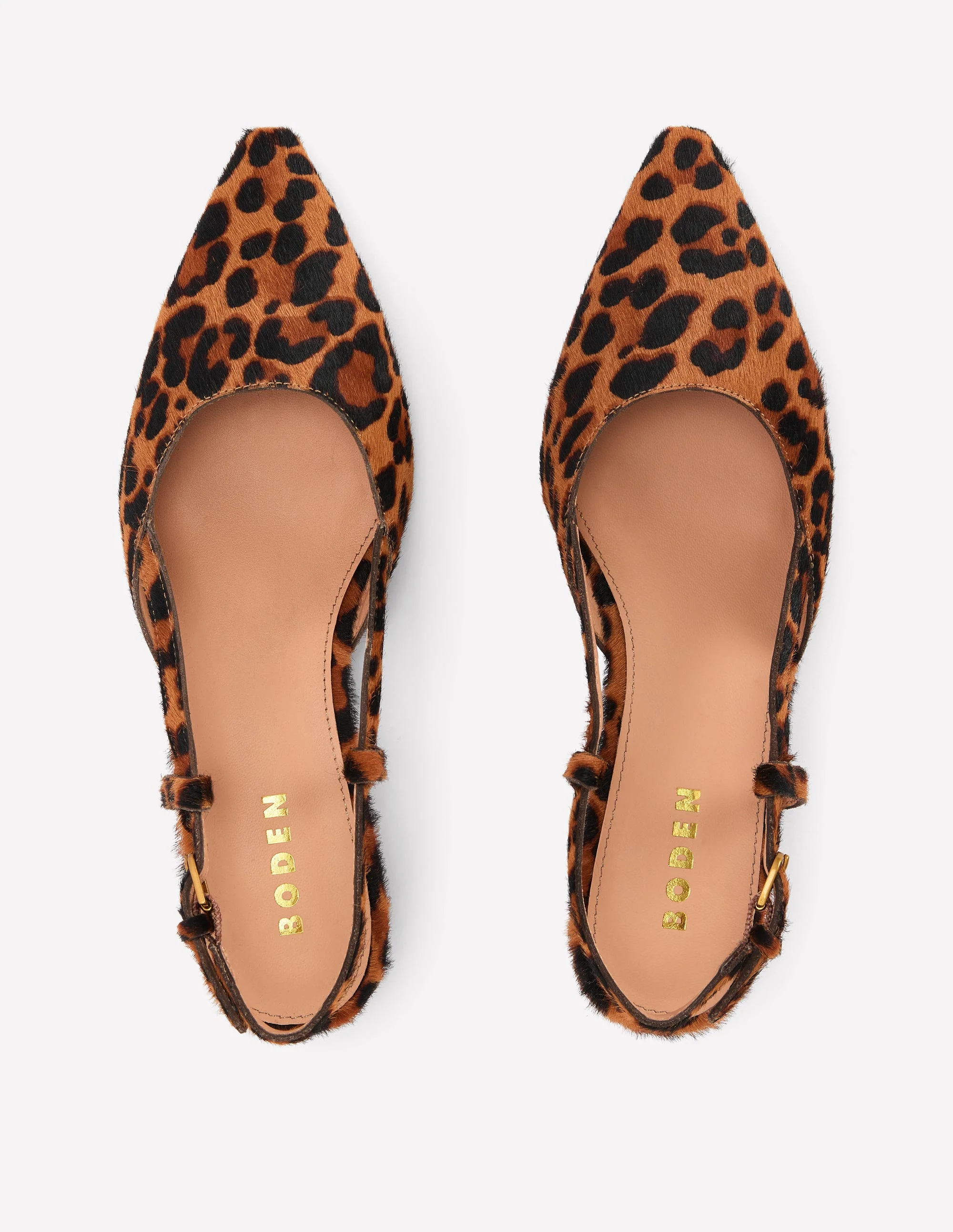 Mini Block Sling Backs-Classic Leopard - Image 6