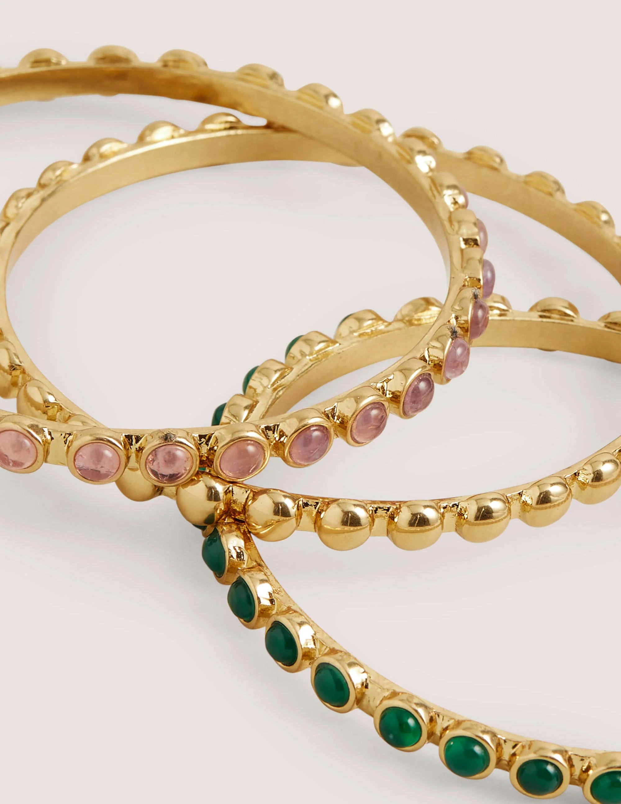 Mini Dome Disk Bangles-Multi - Image 2