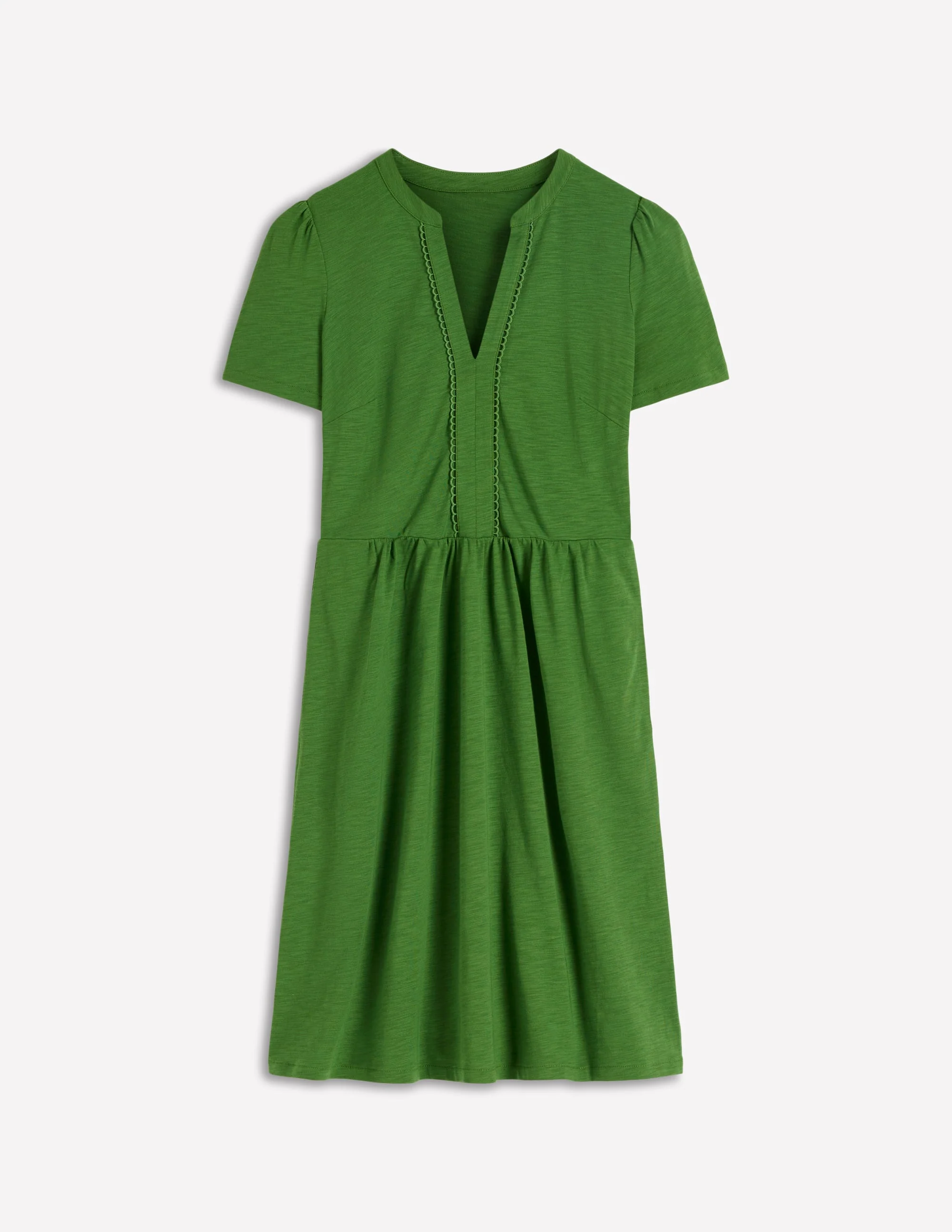 Naomi Short Sleeve Dress-Promenade Green - Image 6