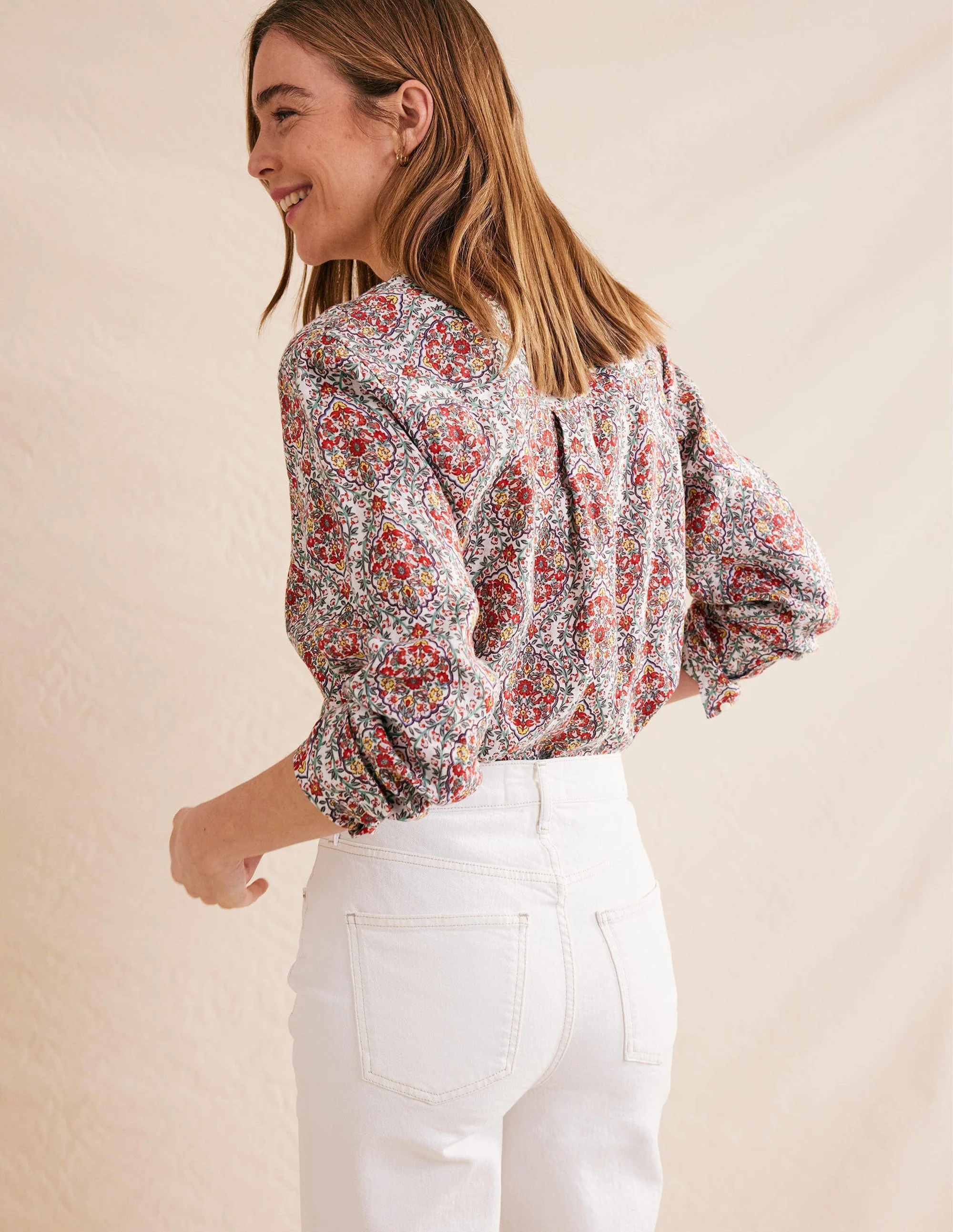 New Linen Shirt-Multi, Vine Terrace - Image 3