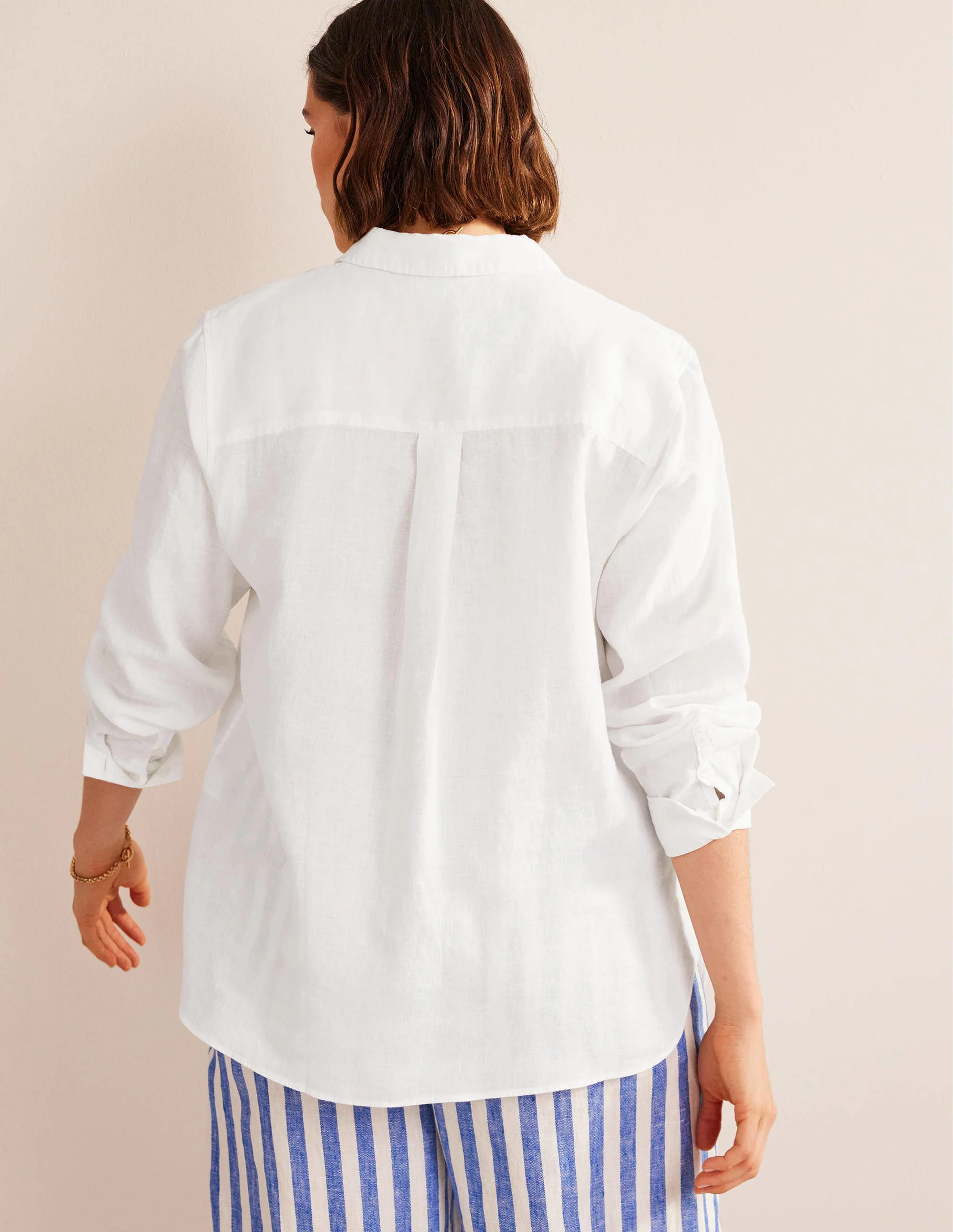 New Linen Shirt-White - Image 6