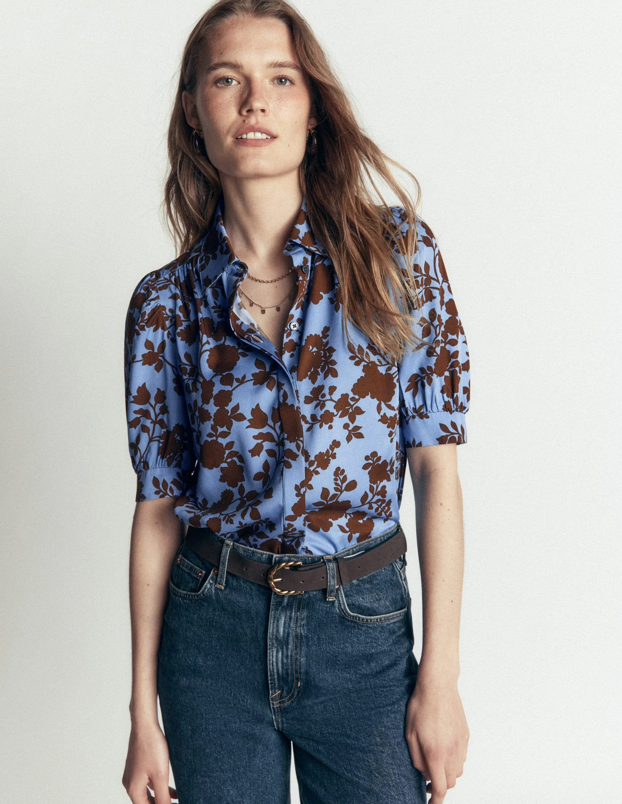 Penelope Viscose Top-Forget Me Not, Bouquet Breeze - Image 3