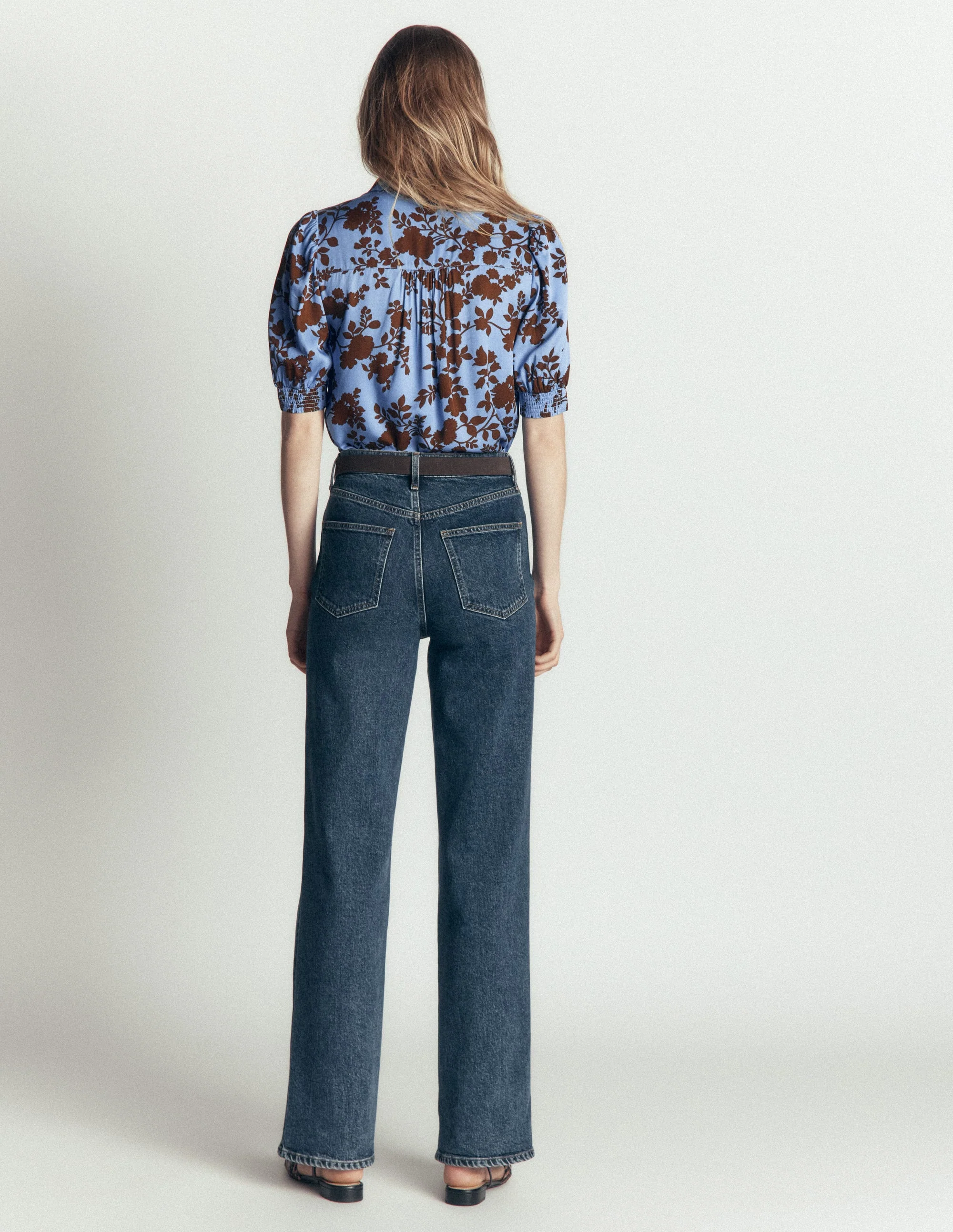 Penelope Viscose Top-Forget Me Not, Bouquet Breeze - Image 5