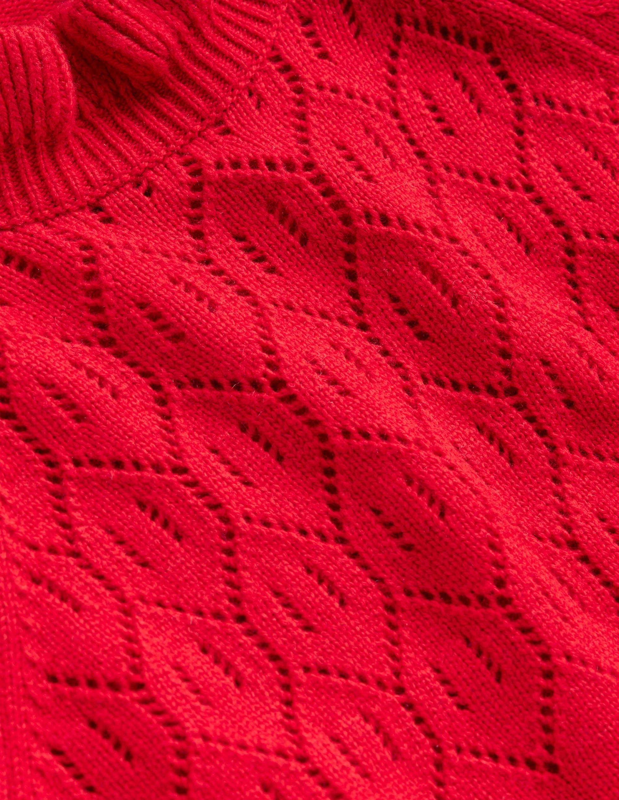 Pointelle Detailed Jumper-Hot Pepper - Image 9