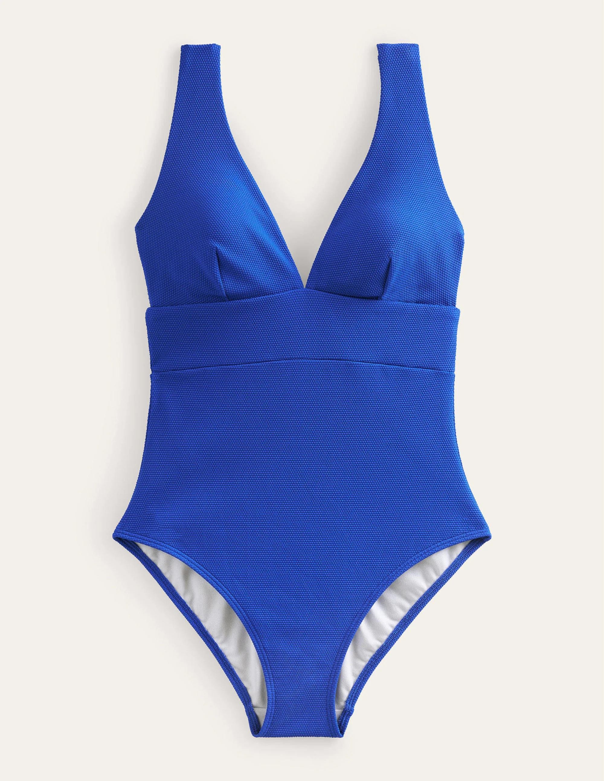 Porto V-neck Swimsuit-Cobalt Honeycomb - Image 5