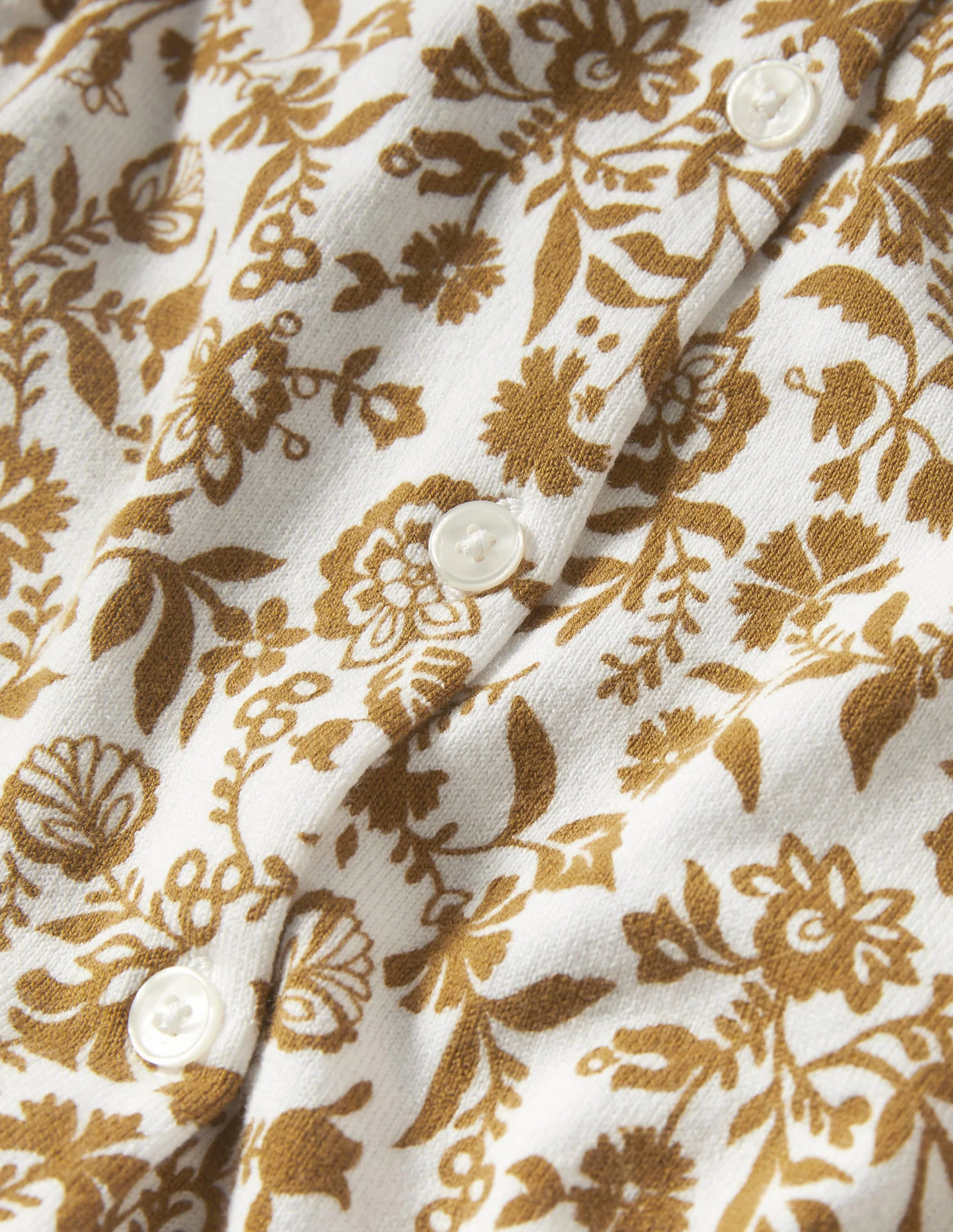 Printed Knitted Cardigan-Frankincense, Flora Charm - Image 6
