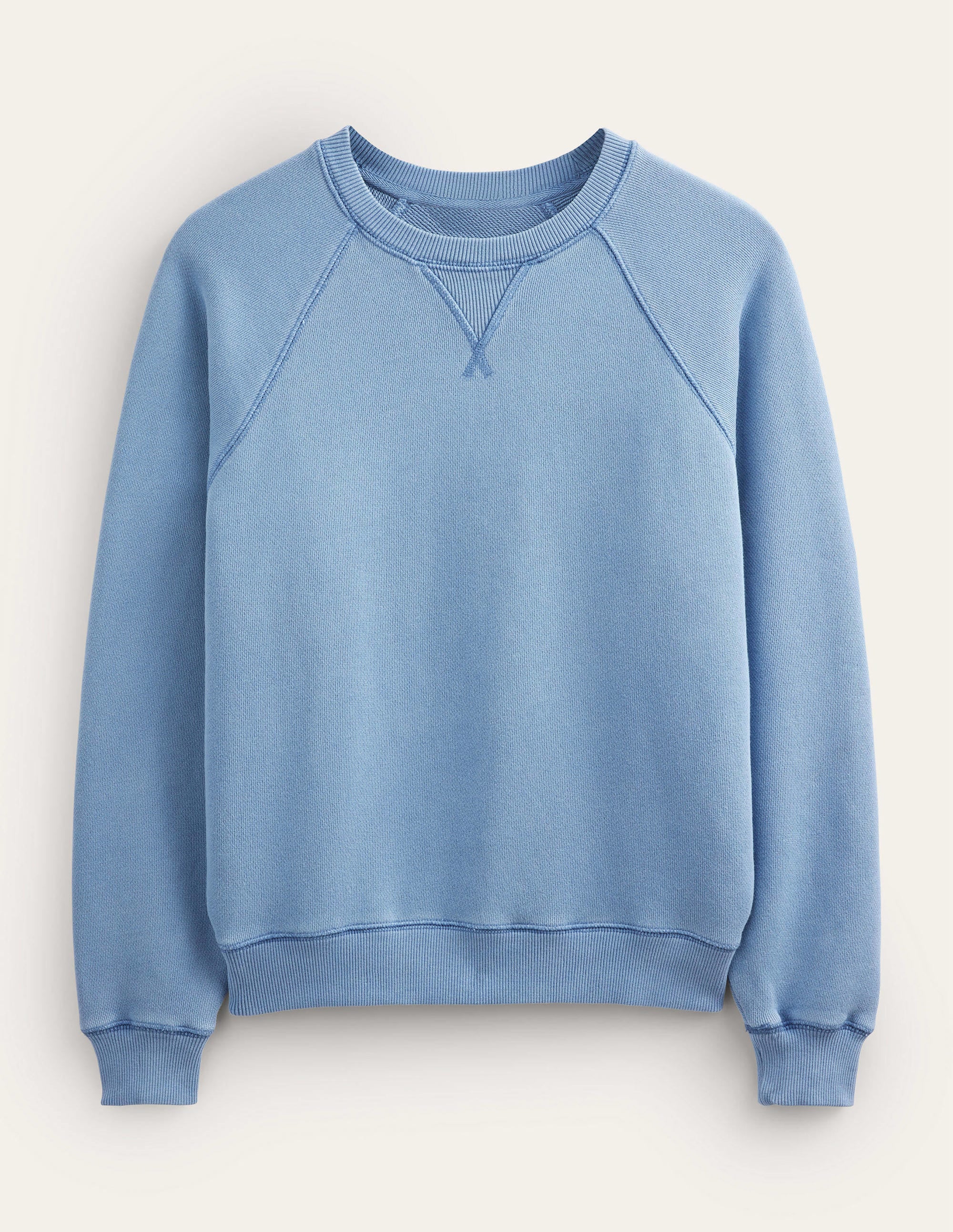Relaxed Raglan Sweatshirt-Captains Blue - Image 2