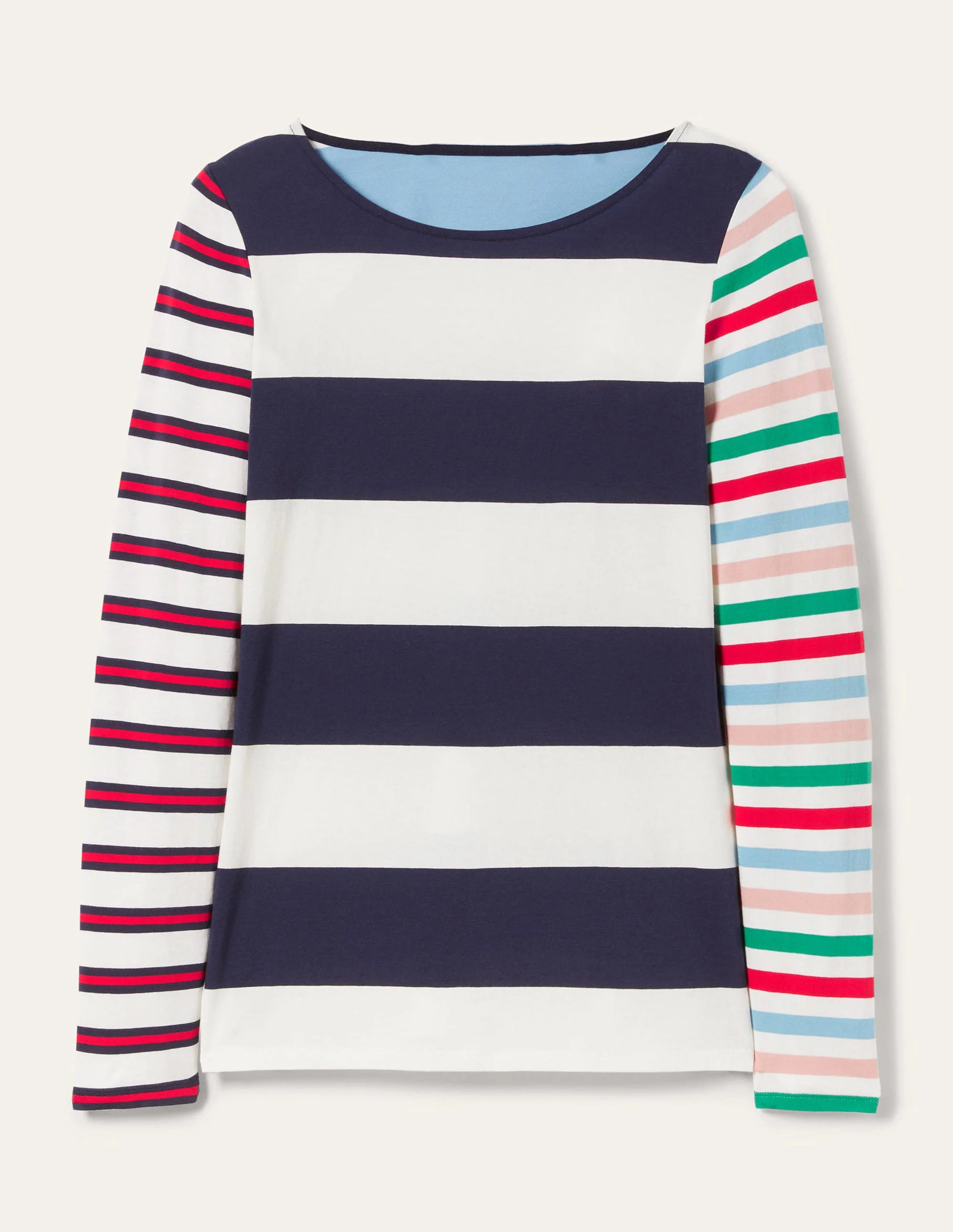 Repurposed Breton Top-Navy Multi Stripe - Image 6