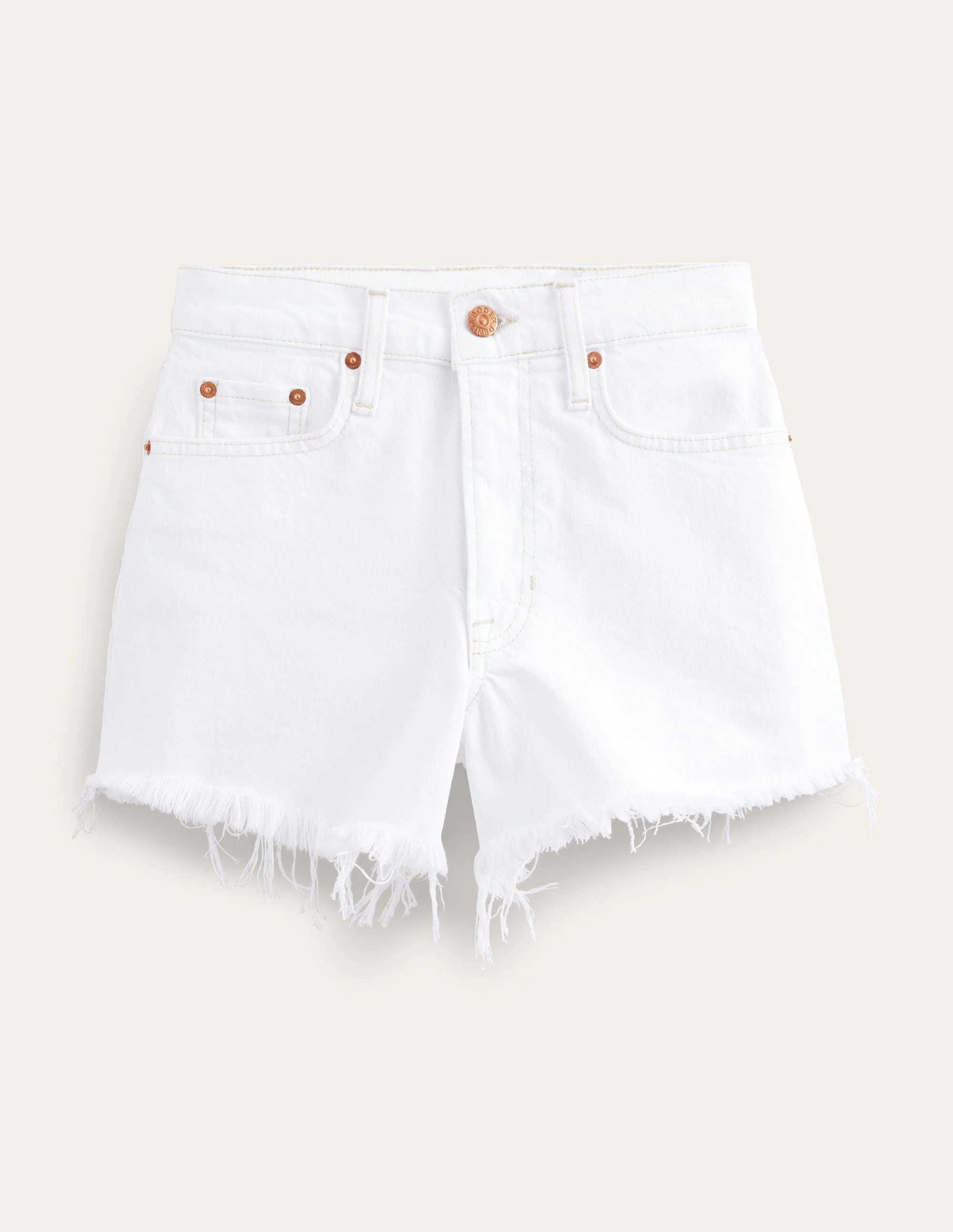 Rigid Beach Shorts-Ecru - Image 6
