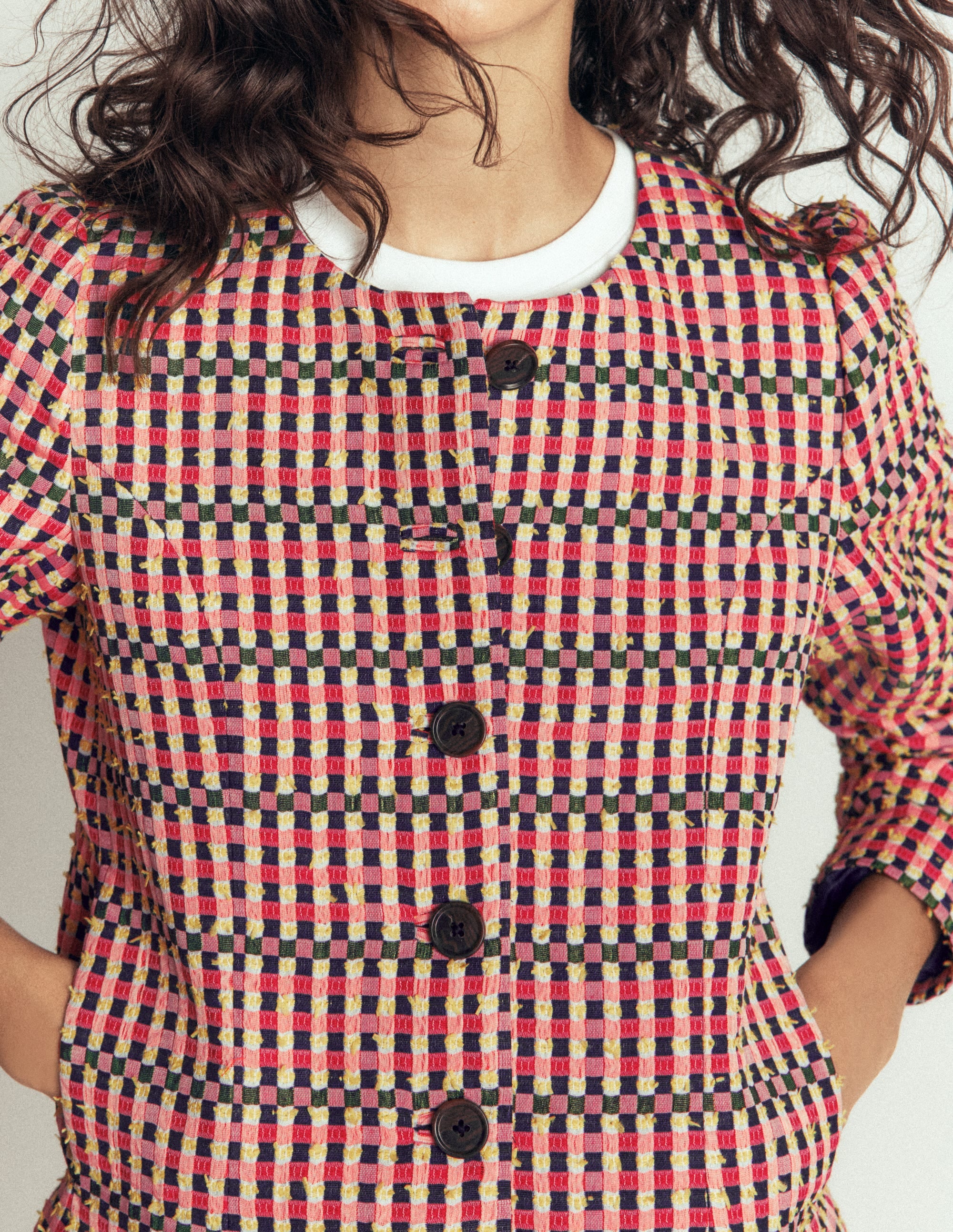 Salisbury Puff Sleeve Jacket-Multi - Image 3