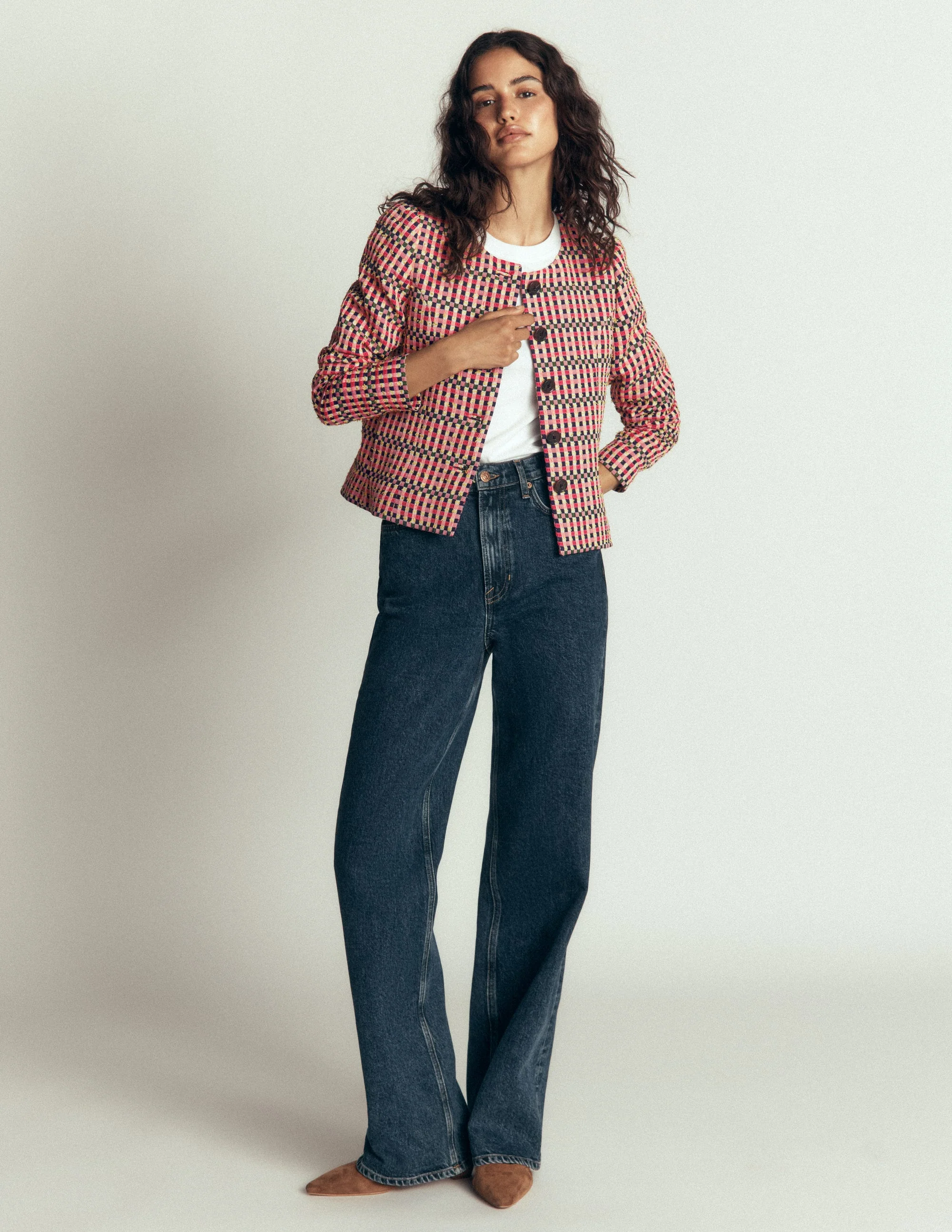 Salisbury Puff Sleeve Jacket-Multi - Image 5