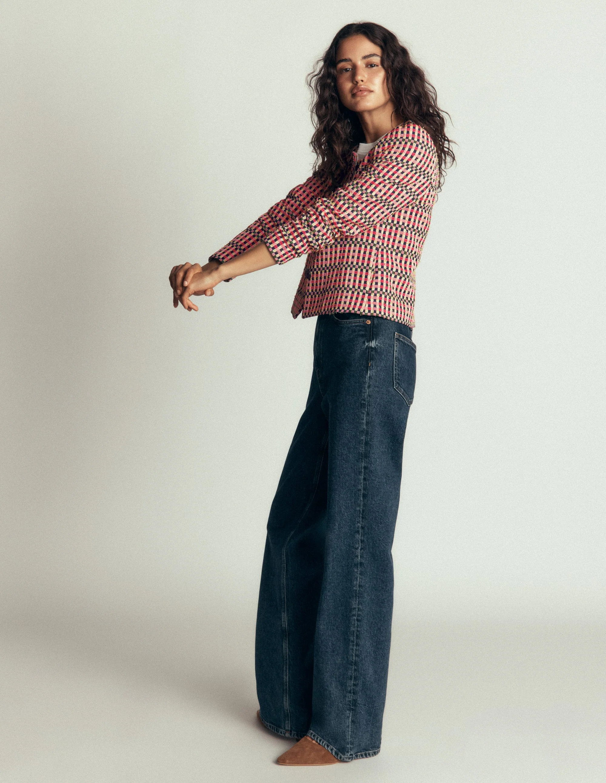 Salisbury Puff Sleeve Jacket-Multi - Image 6