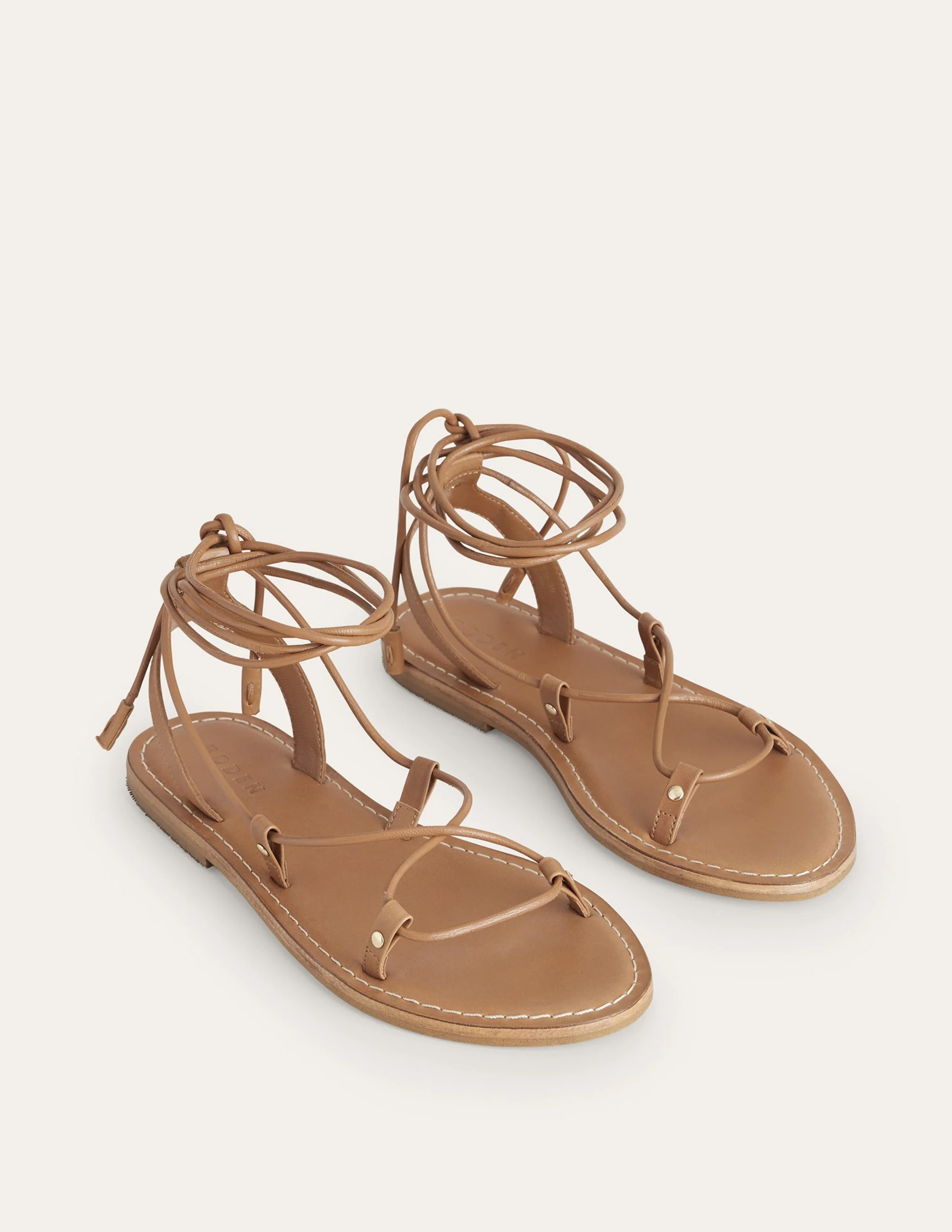 Scarf Wrap Sandals-Multi, Vine Terrace/ Tan - Image 4