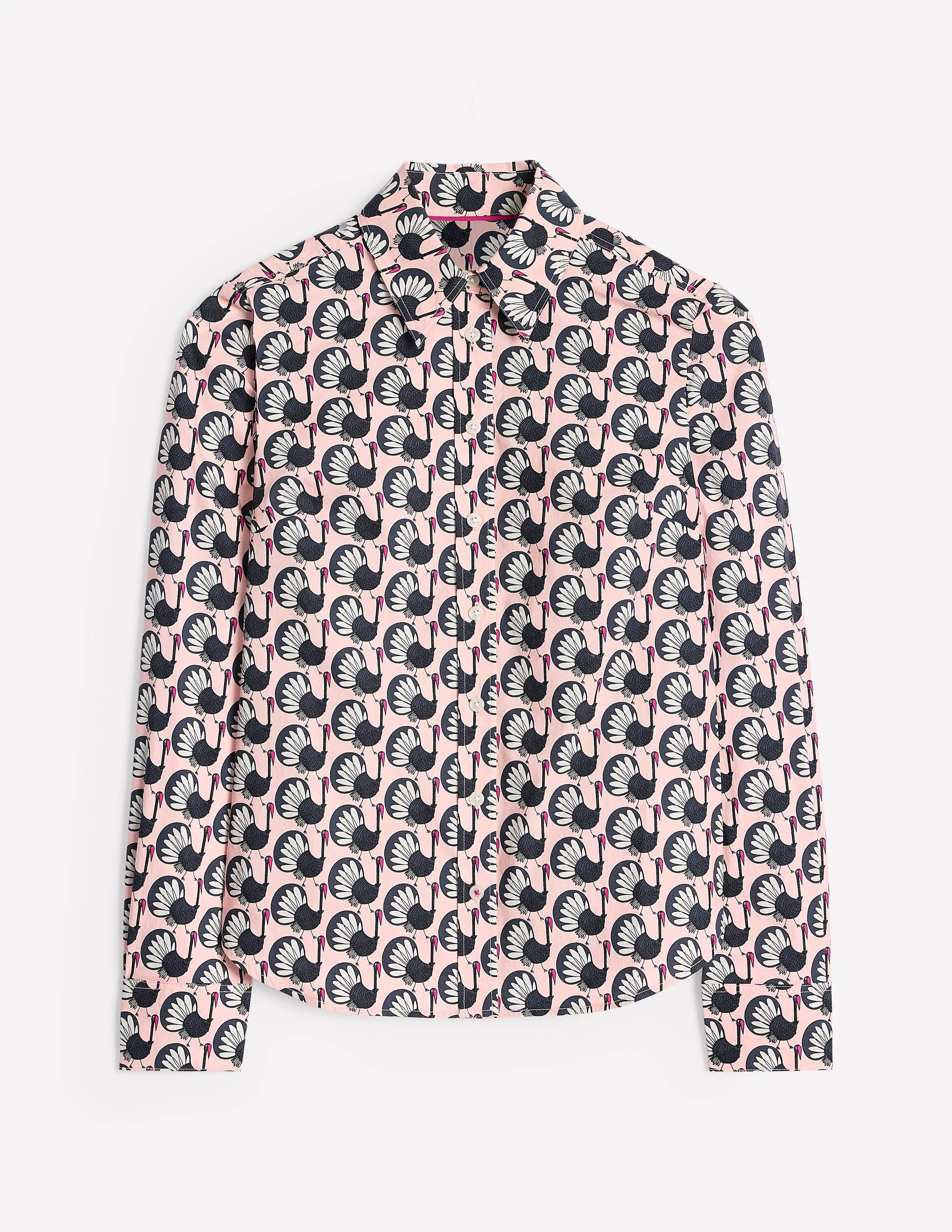 Sienna Cotton Shirt-Milkshake, Geo Turkey - Image 5