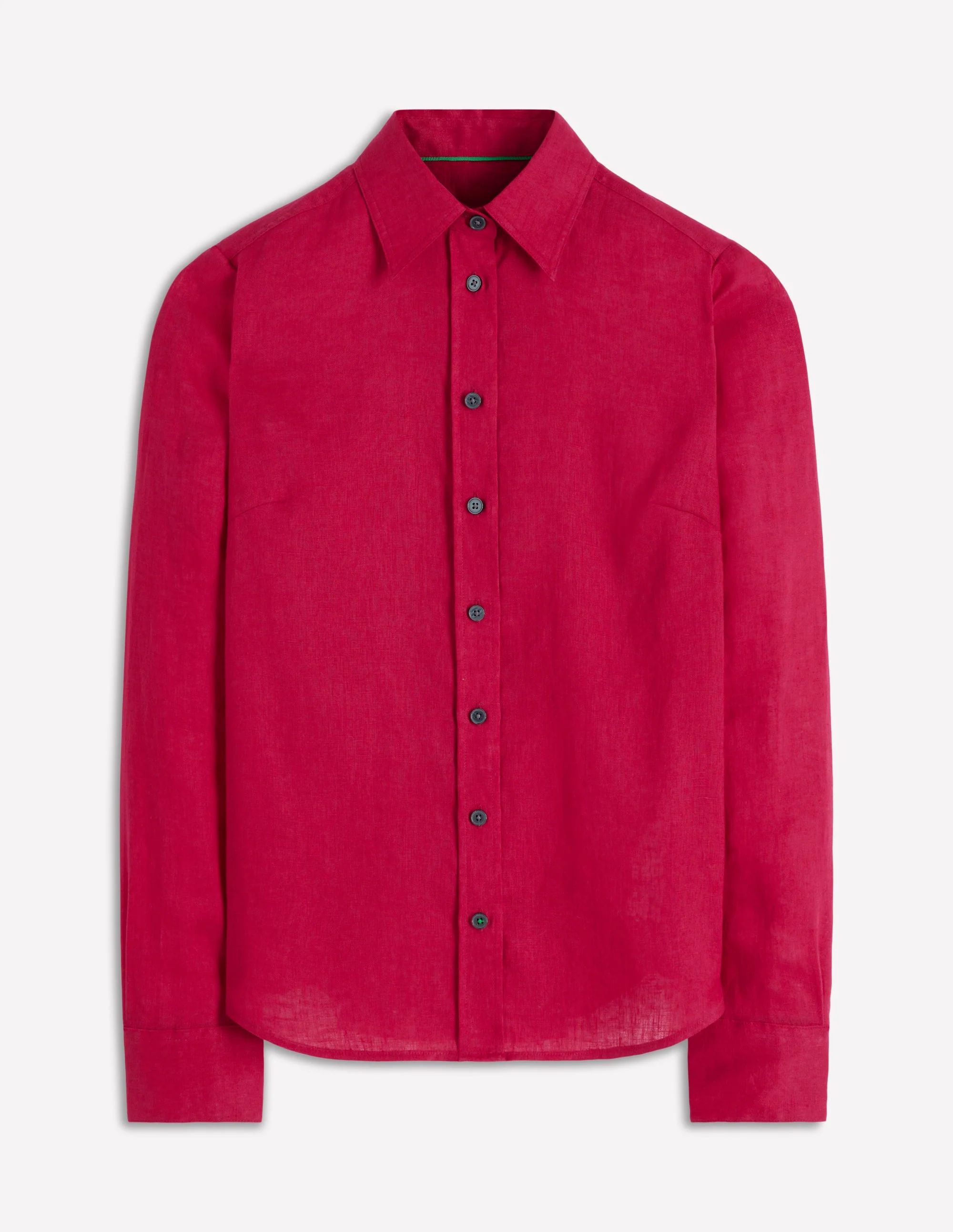 Sienna Linen Shirt-Pomegranate - Image 6