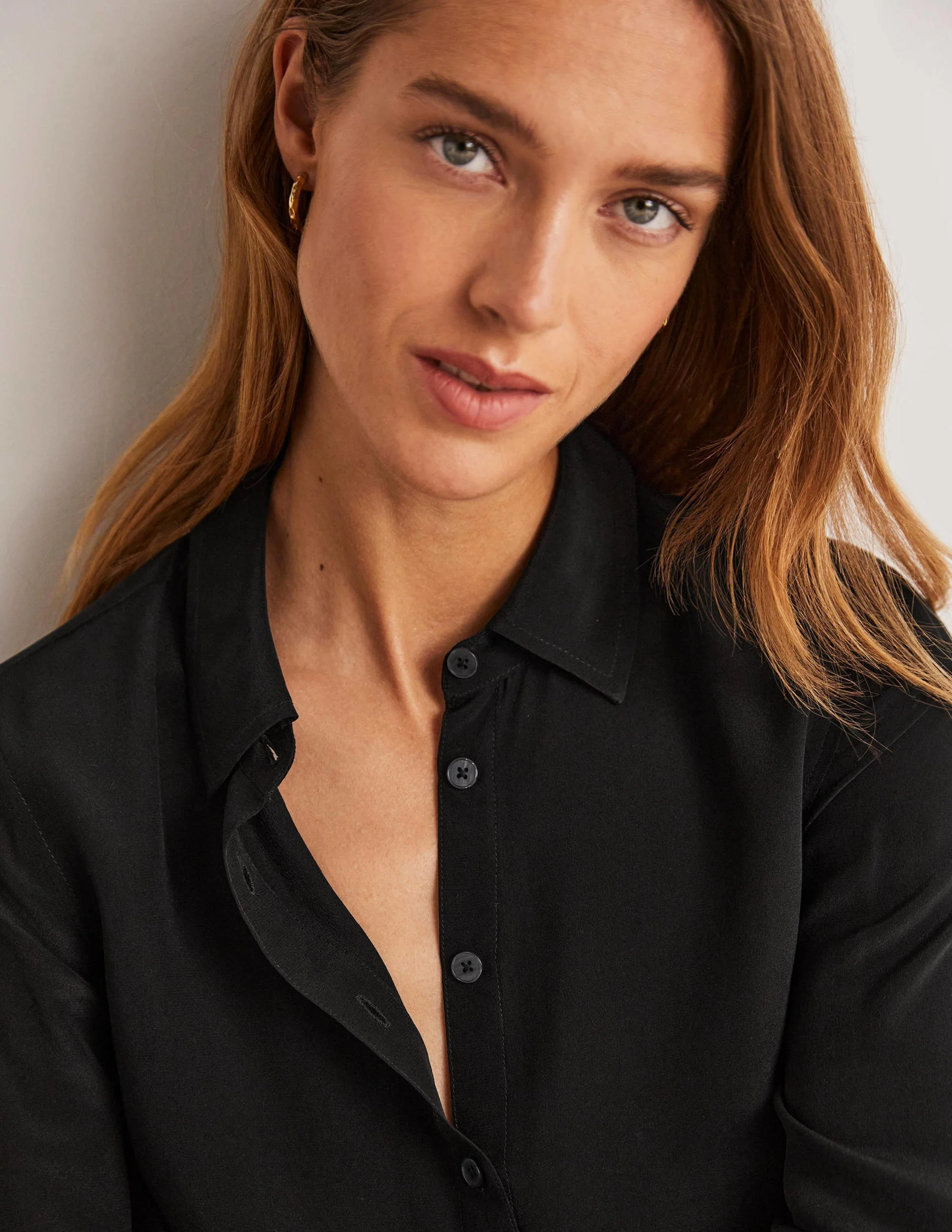 Silk Shirt-Black - Image 6