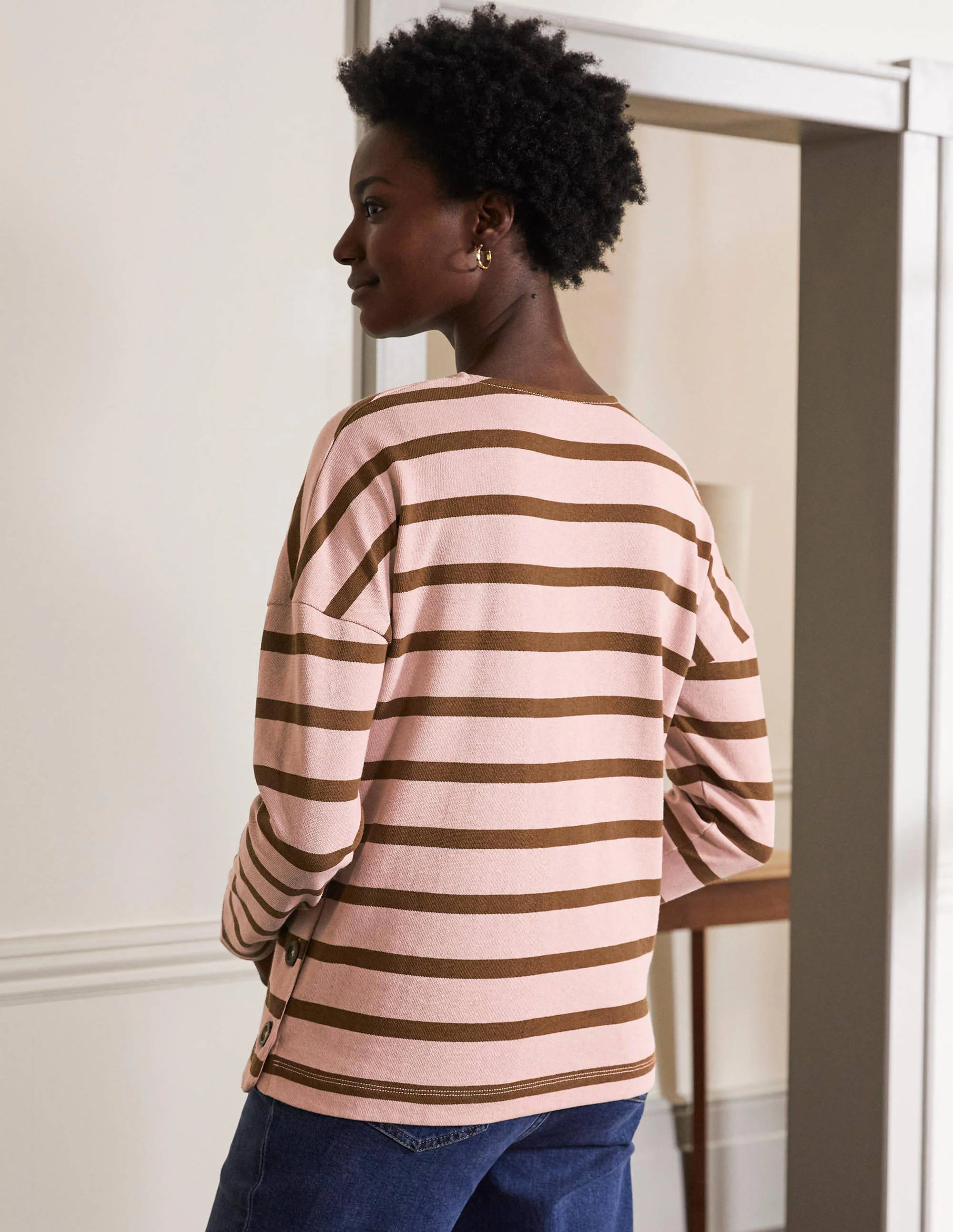 Sophie Long Sleeve Breton-Milkshake/Pony - Image 2