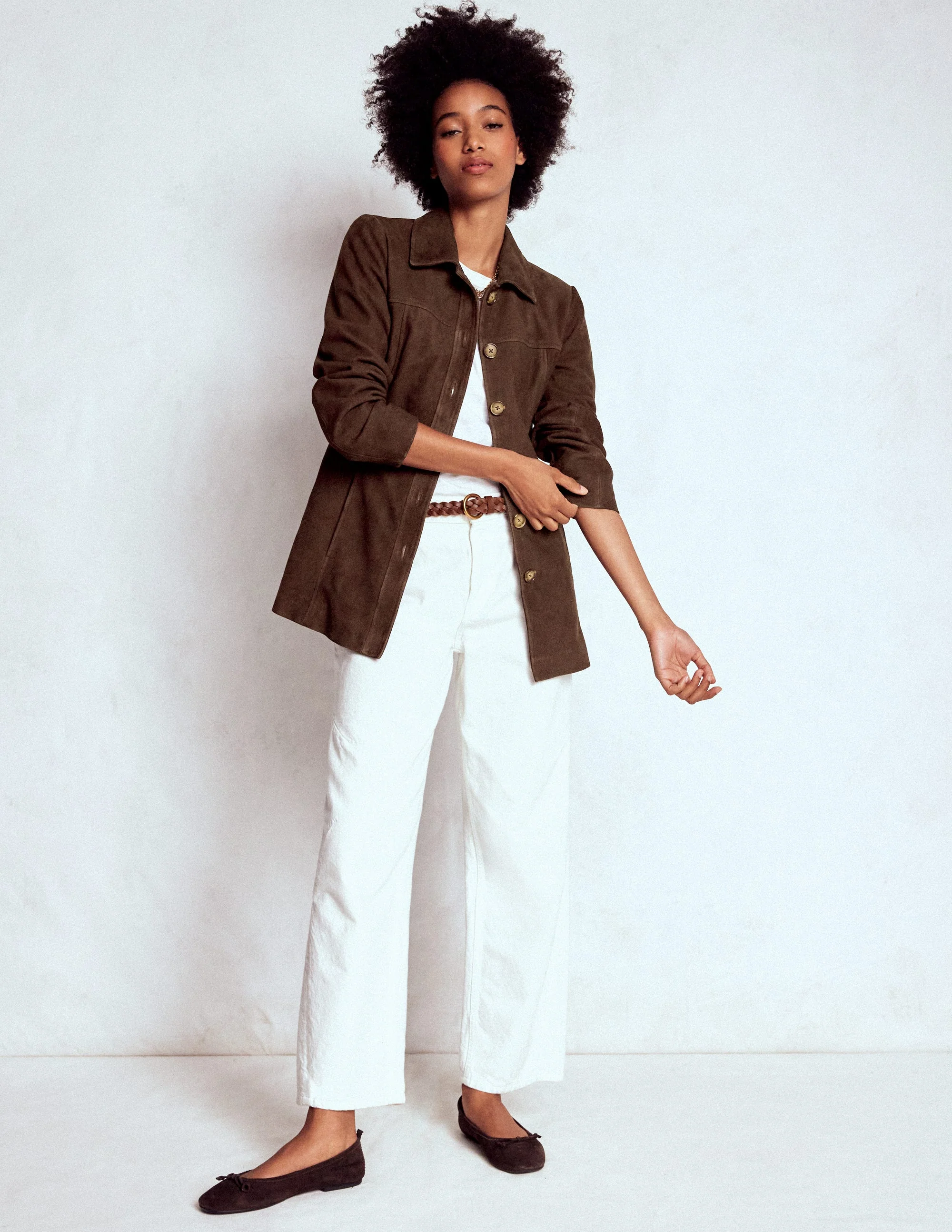 Suede Jacket-Dark Chocolate