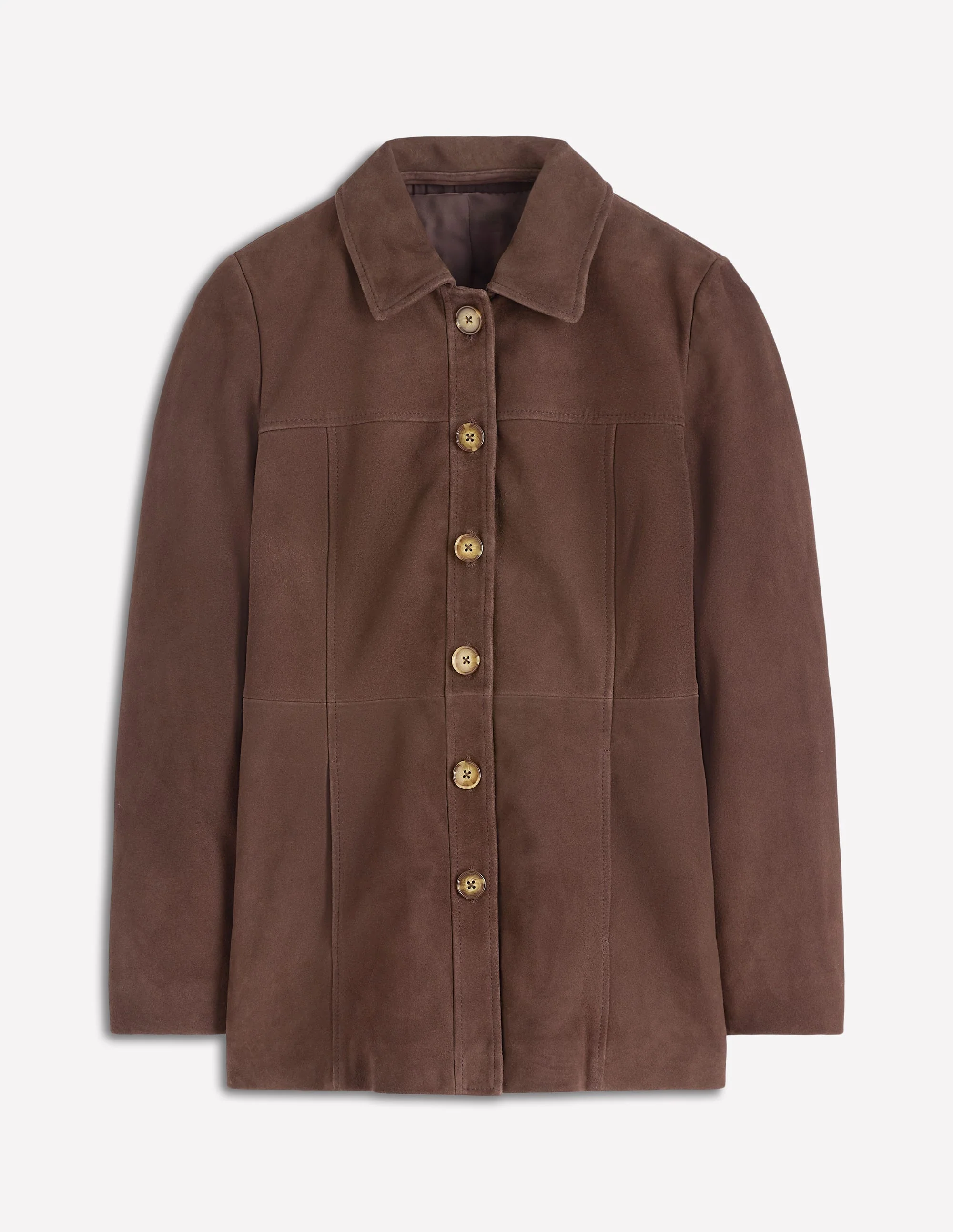 Suede Jacket-Dark Chocolate - Image 6