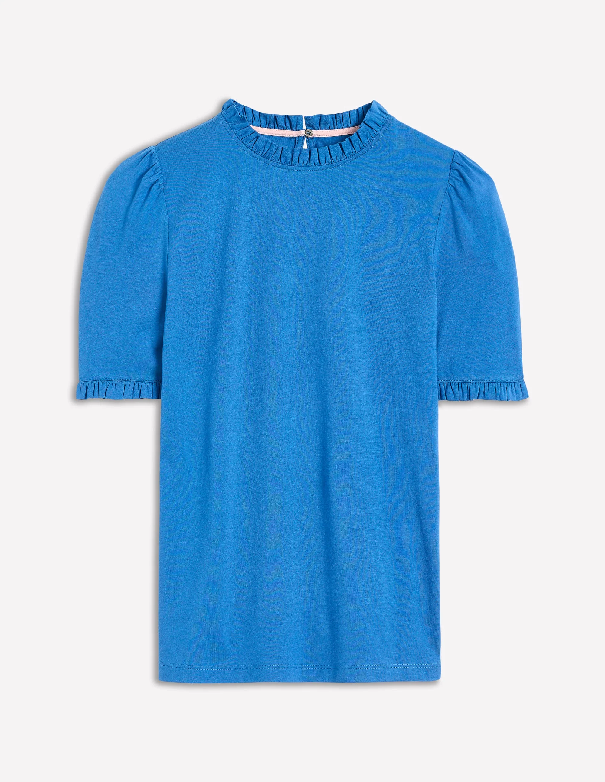 Supersoft Frill Detail T-shirt-Gallery Blue - Image 5