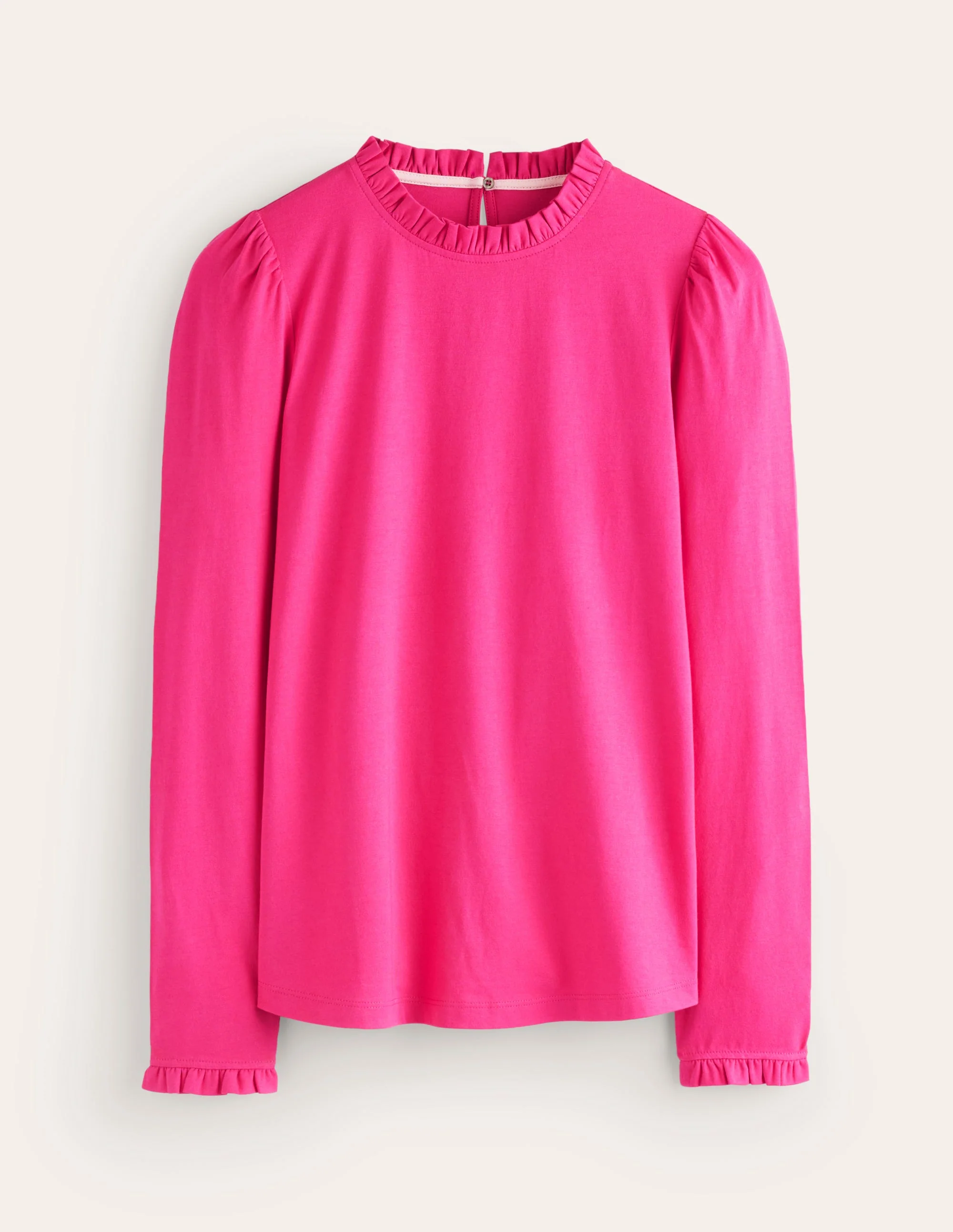 Supersoft Frill Detail Top-Cherry Jam - Image 6