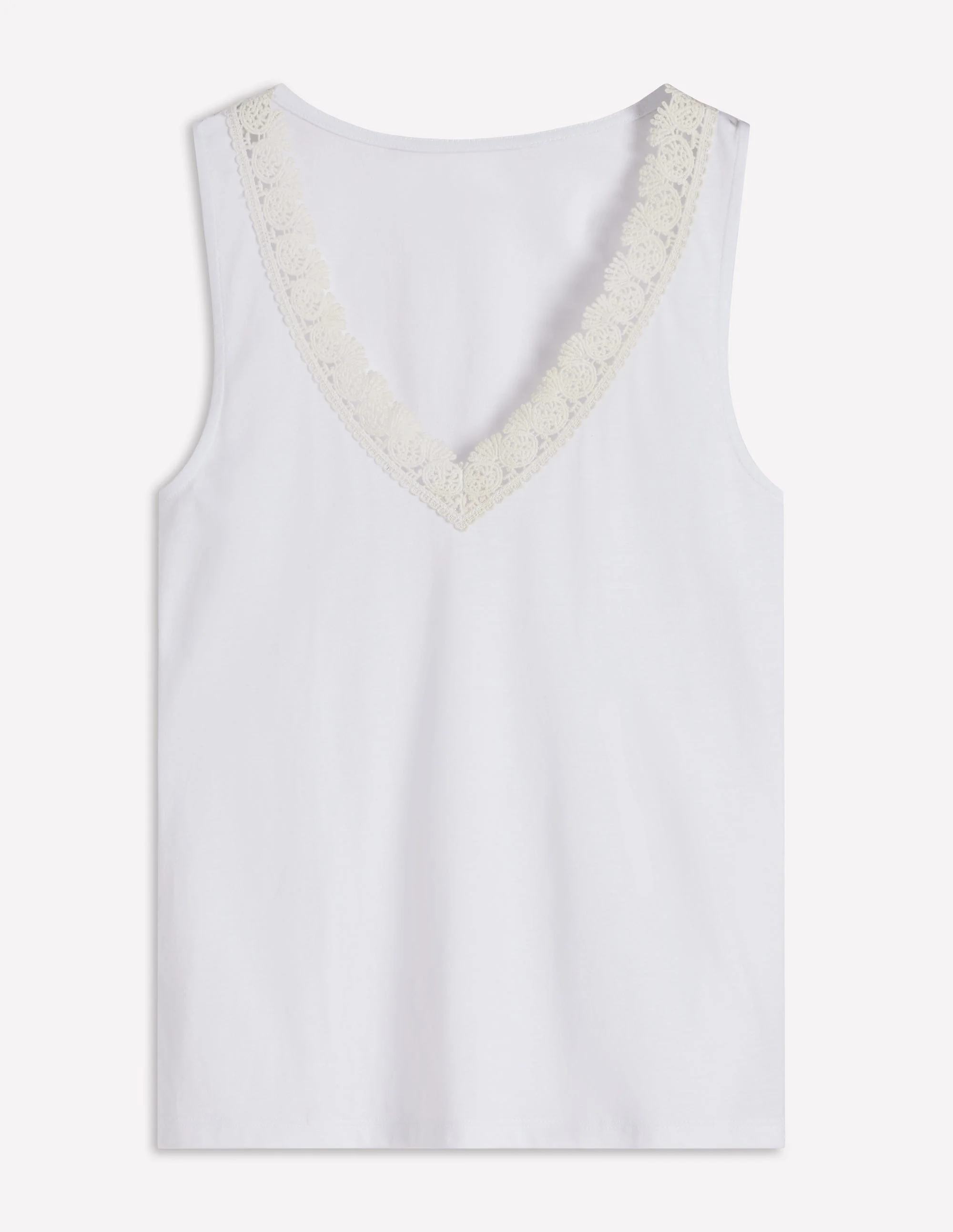 Supersoft V Neck Trim Vest-Brilliant White - Image 5