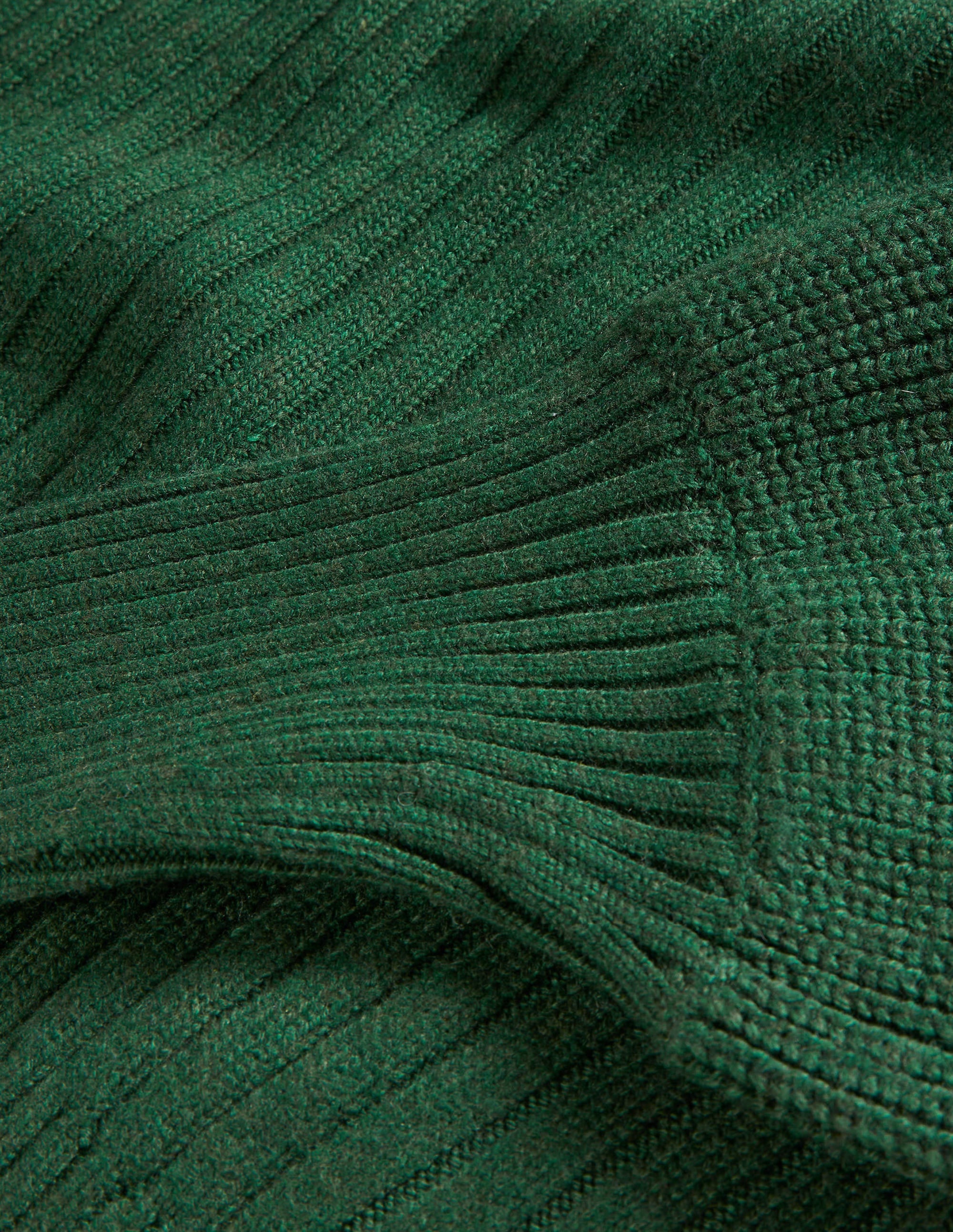 Sweetheart Neck Blouson Jumper-Hunter Green - Image 7