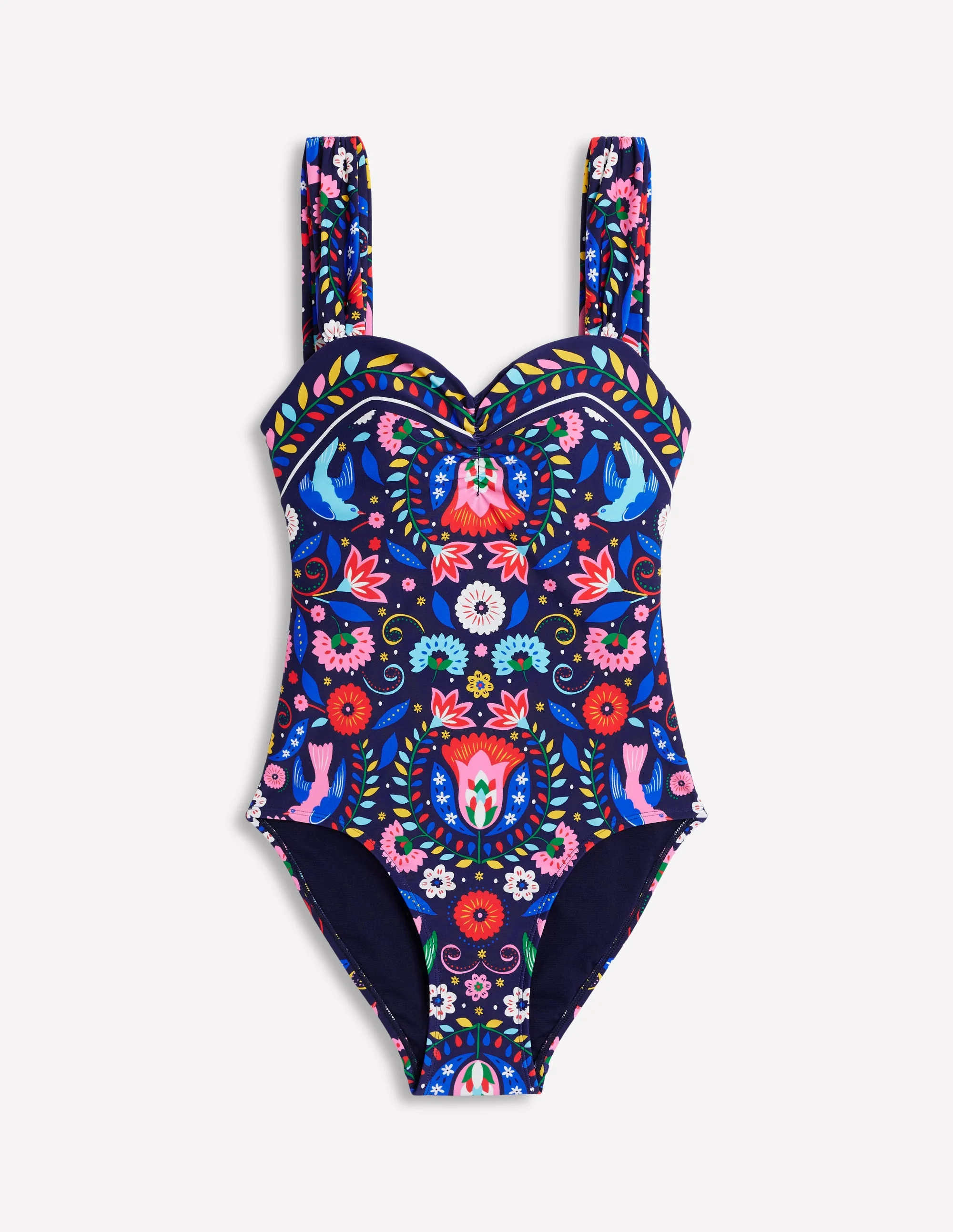 Sweetheart Swimsuit-Navy, Decorative Garden - Image 5