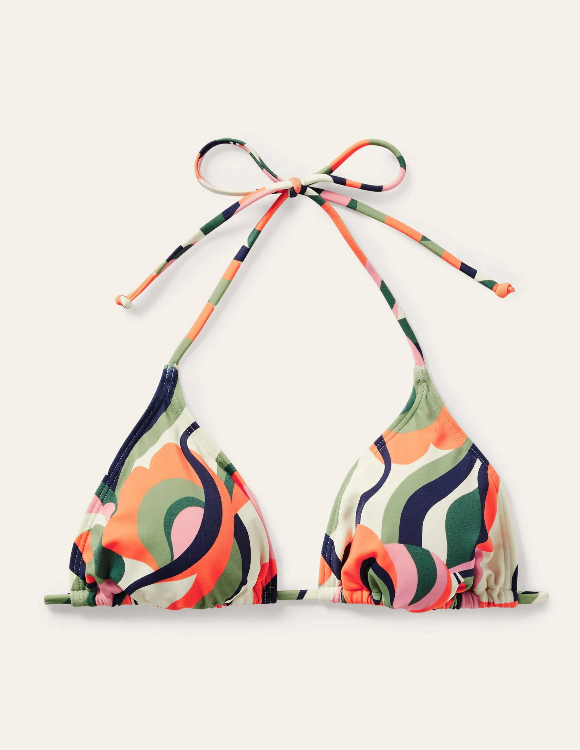 Symi String Bikini Top-Multi, Abstract Swirl - Image 6