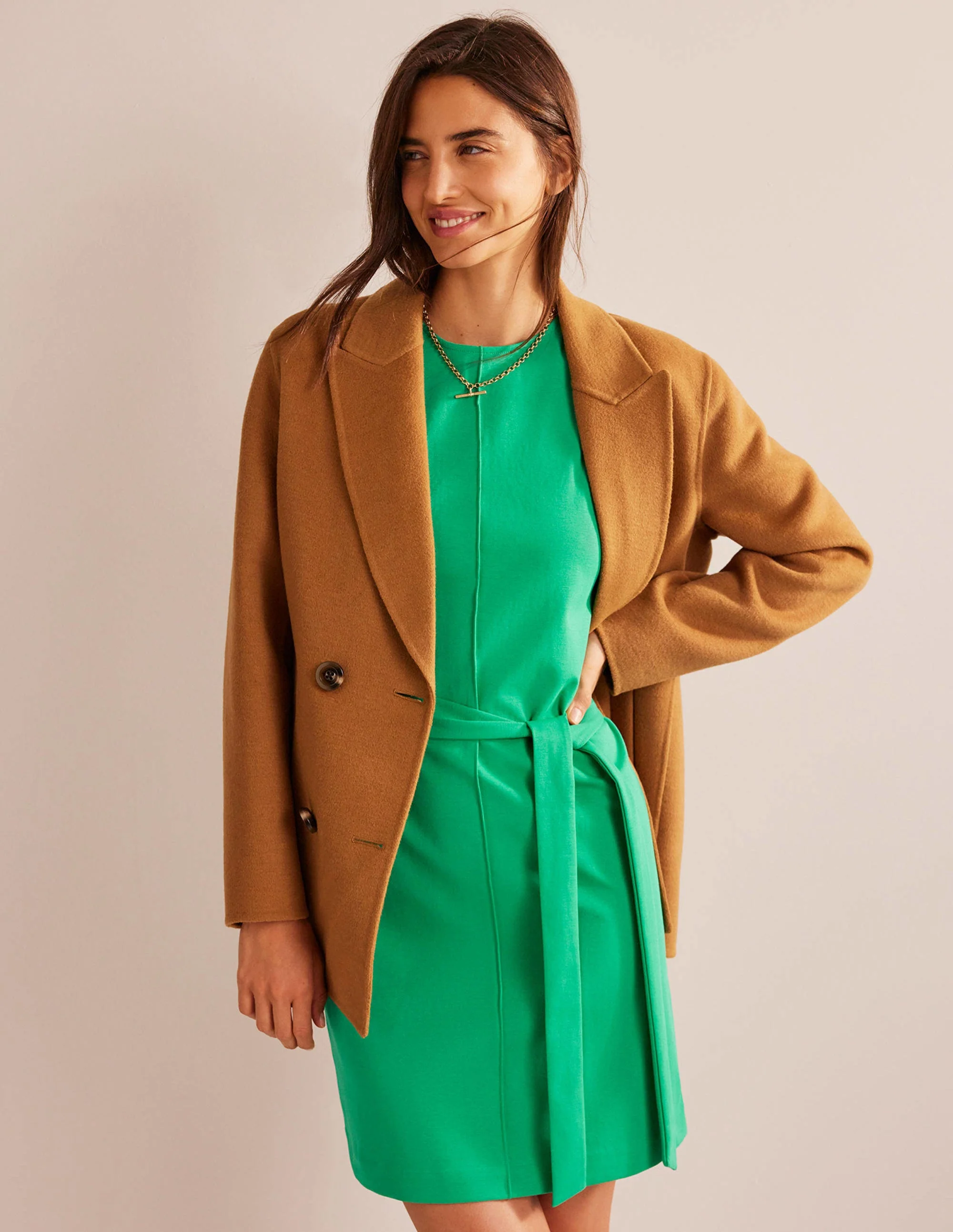 Tara Ponte T-Shirt Dress-Meadow Green - Image 6