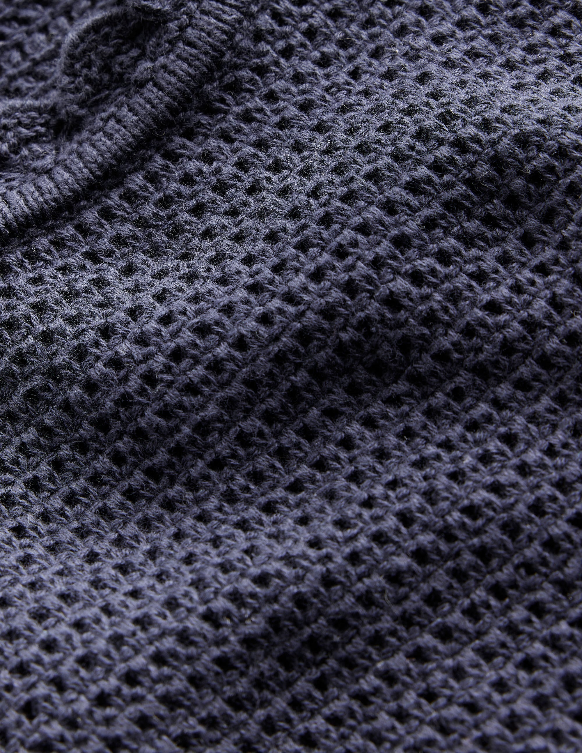 Textured Scallop Tank-Navy - Image 6