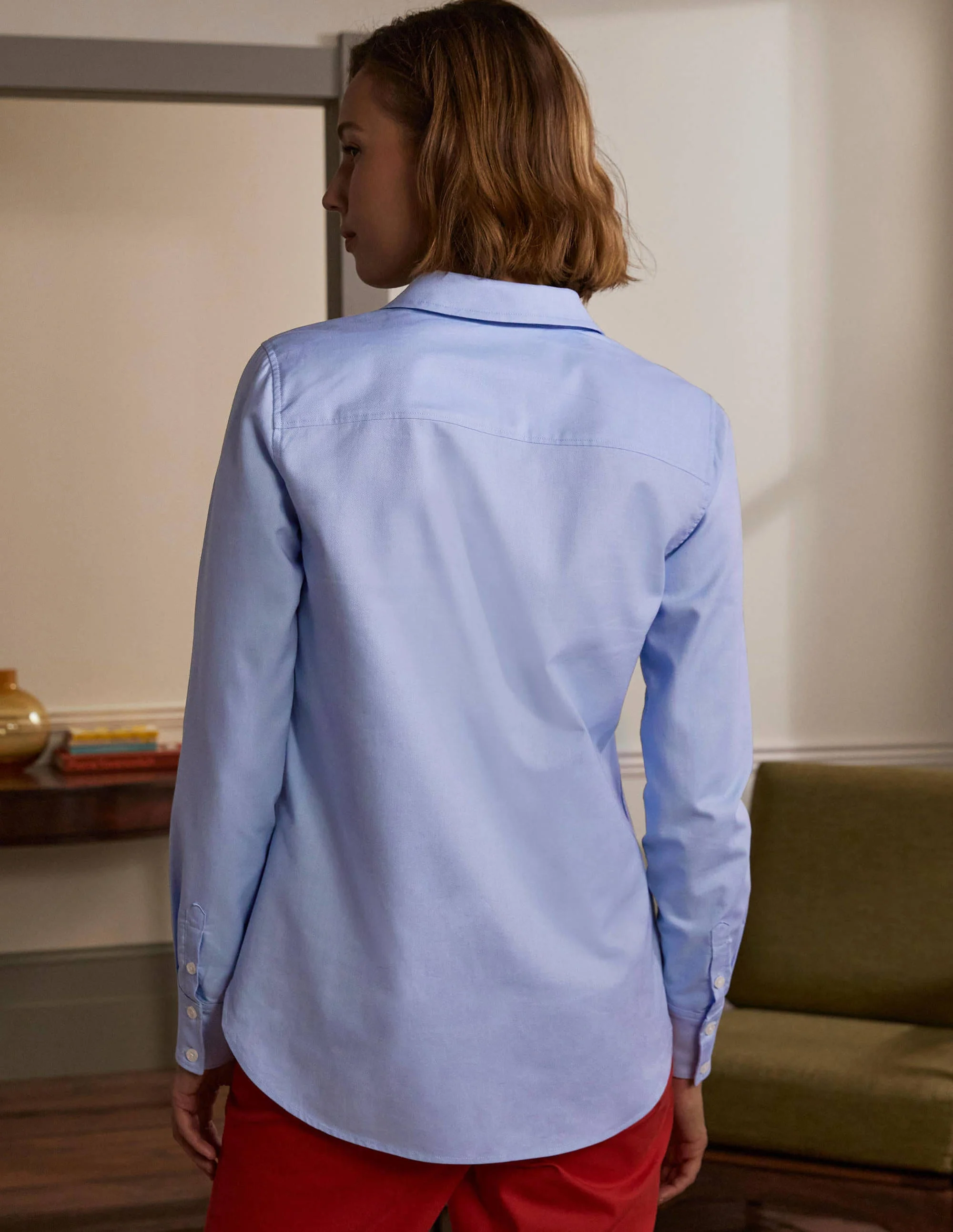 The Cotton Shirt-Blue Oxford - Image 2