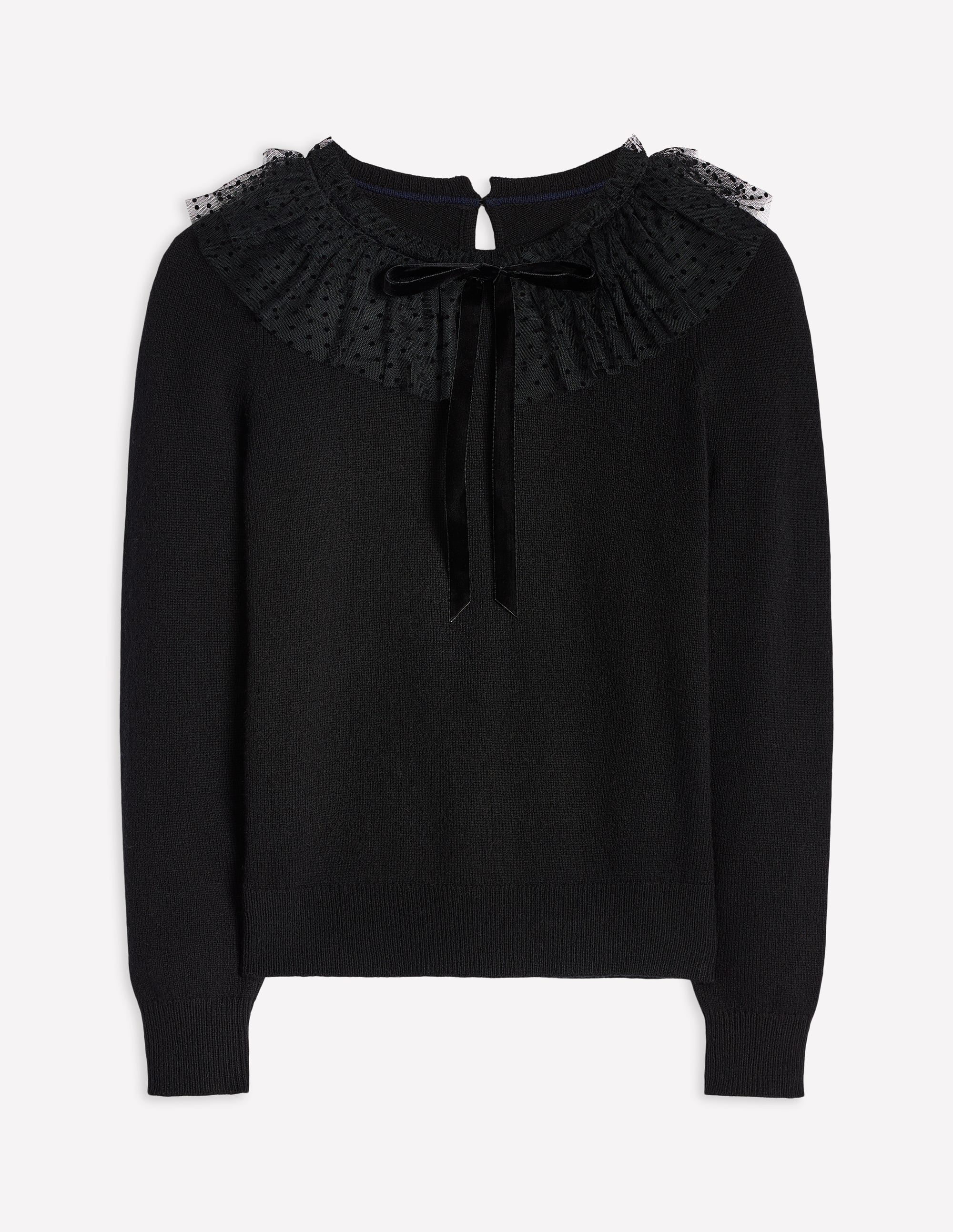 Tulle Party Jumper-Black - Image 5