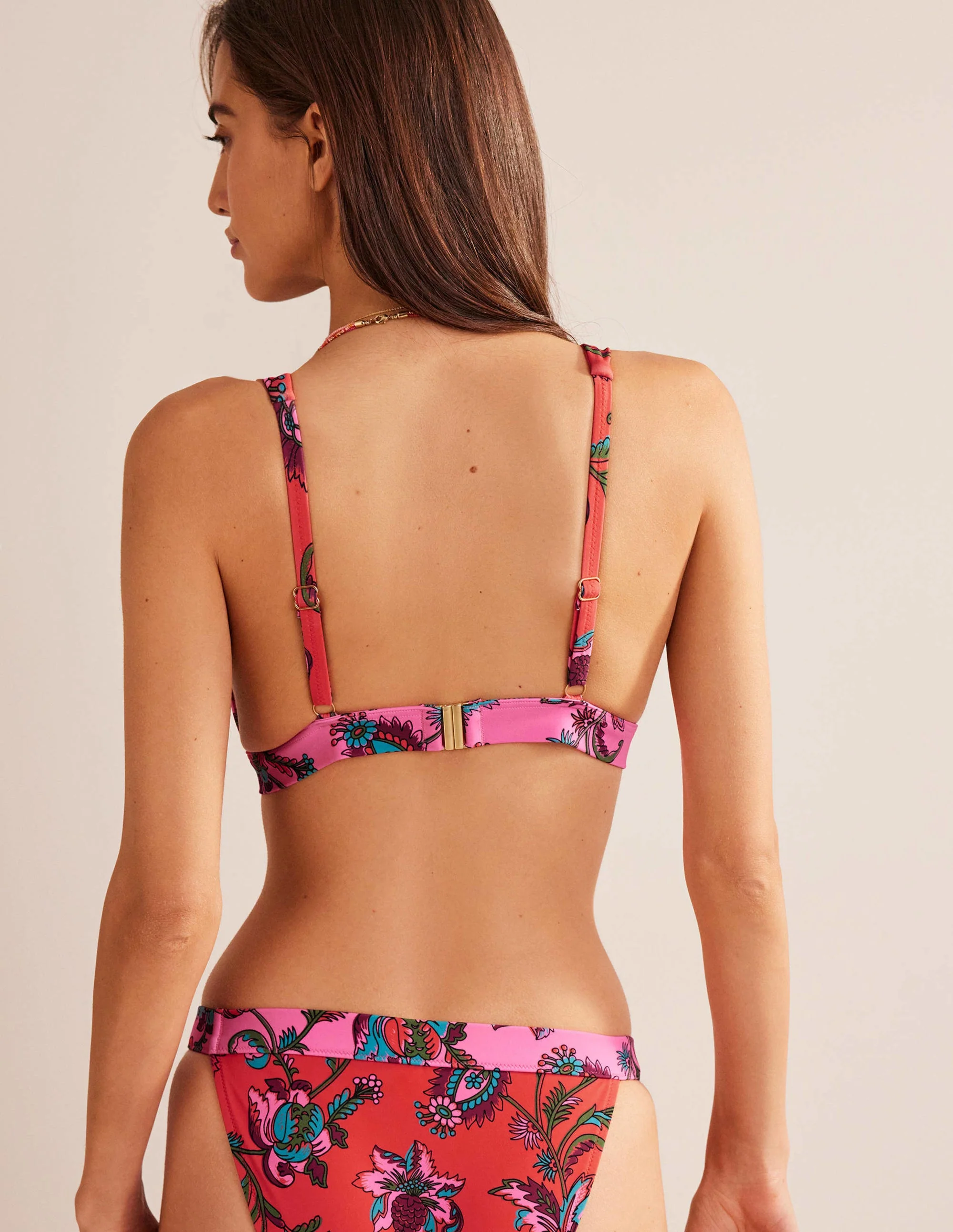 Underband Bikini Top-Spice Pink Floral - Image 2