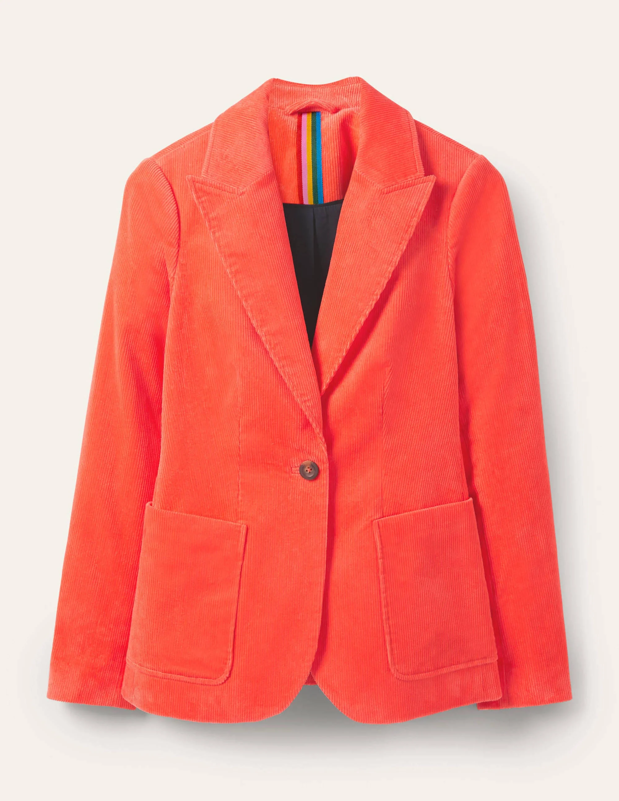 Victoria Cord Blazer-Coral Crush - Image 5