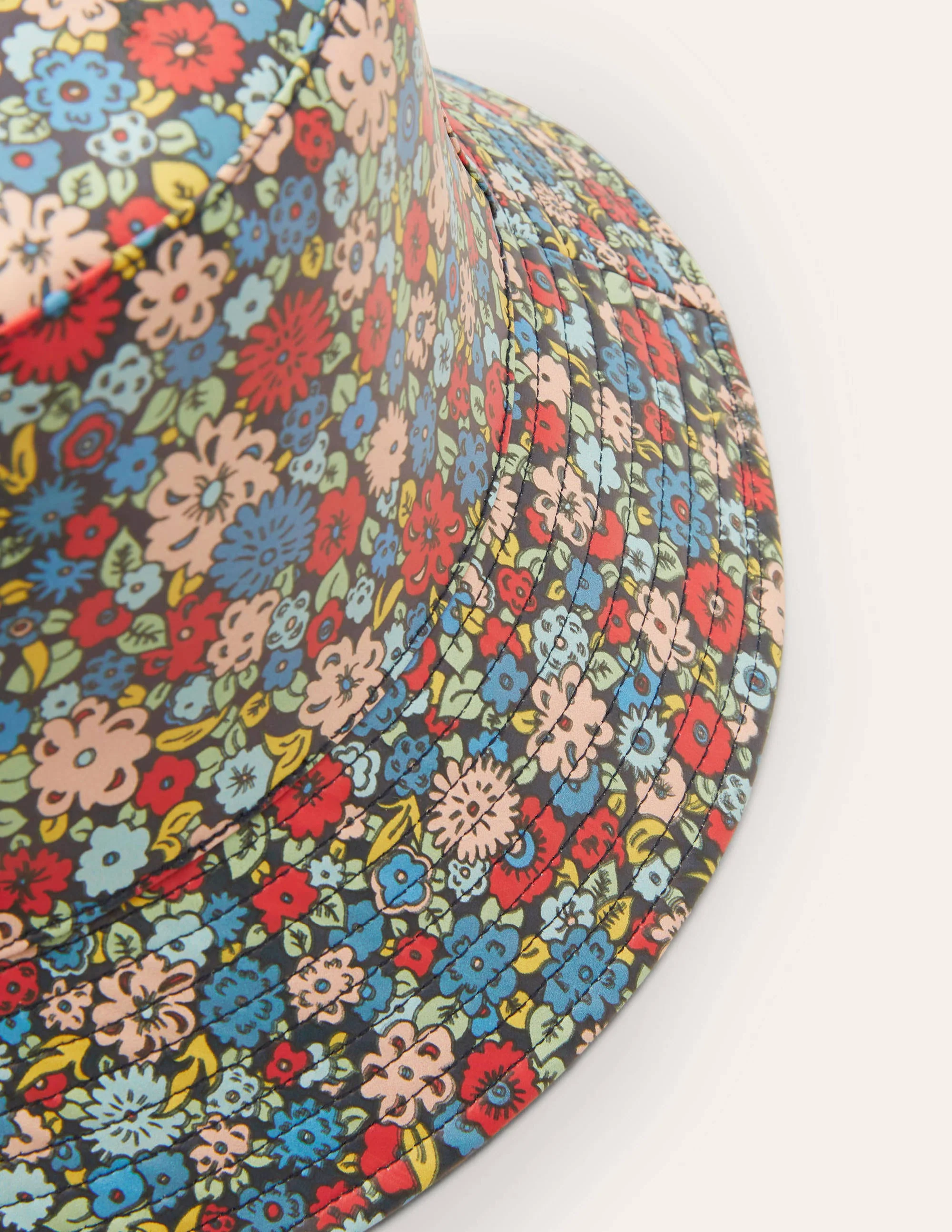 Waterproof Bucket Hat-French Navy, Floret Cluster - Image 2
