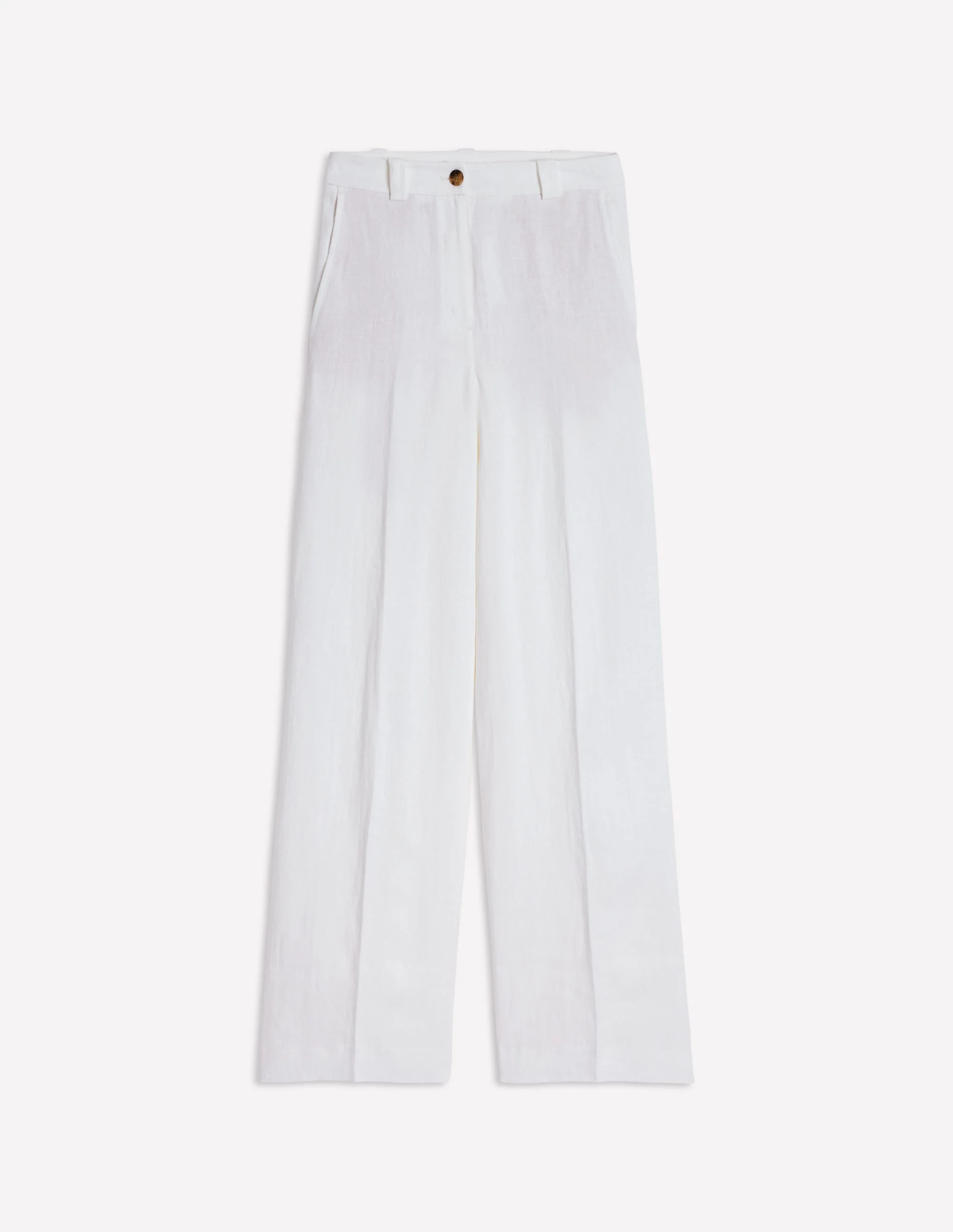 Westbourne Linen Trousers-White - Image 7