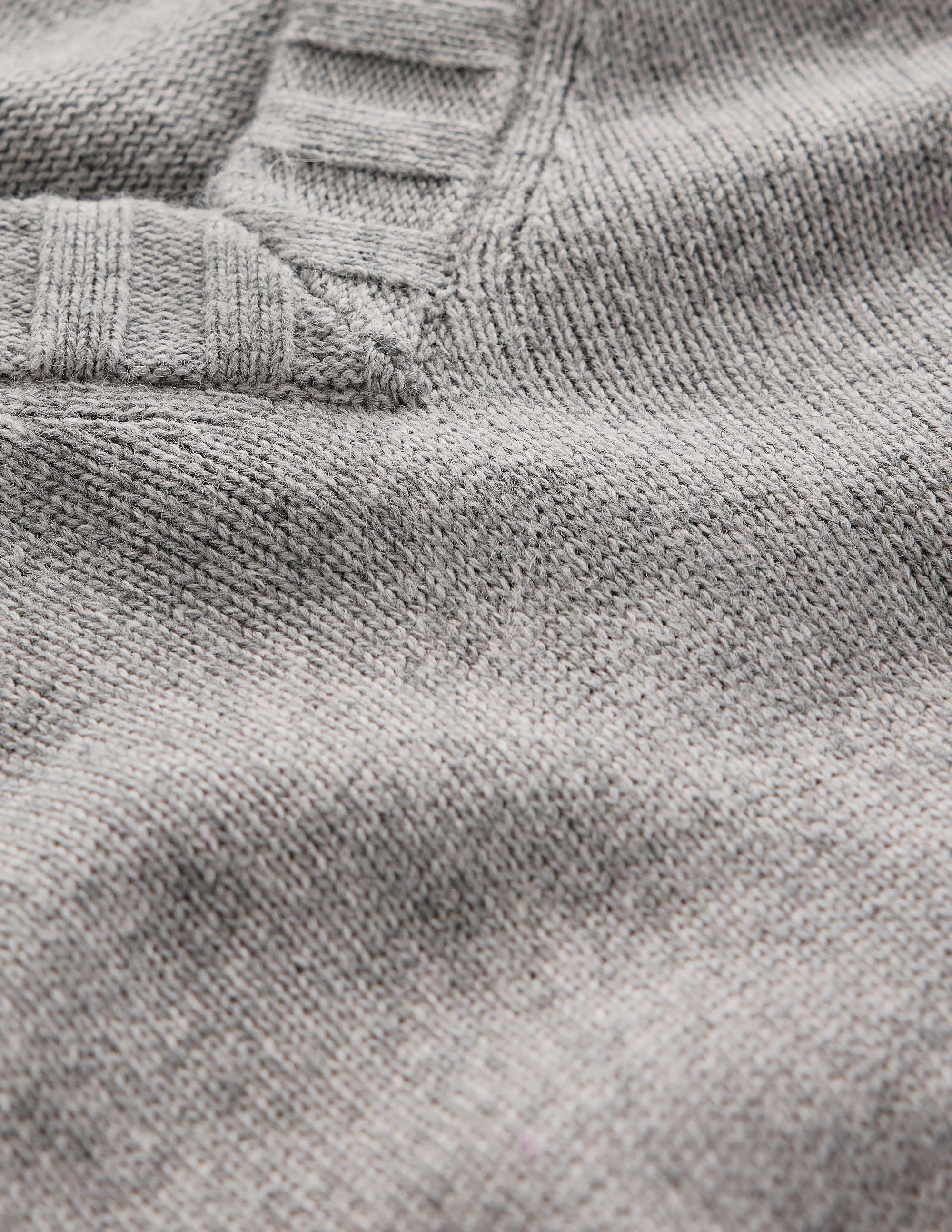 Zia Longline Jumper-Grey Melange - Image 7